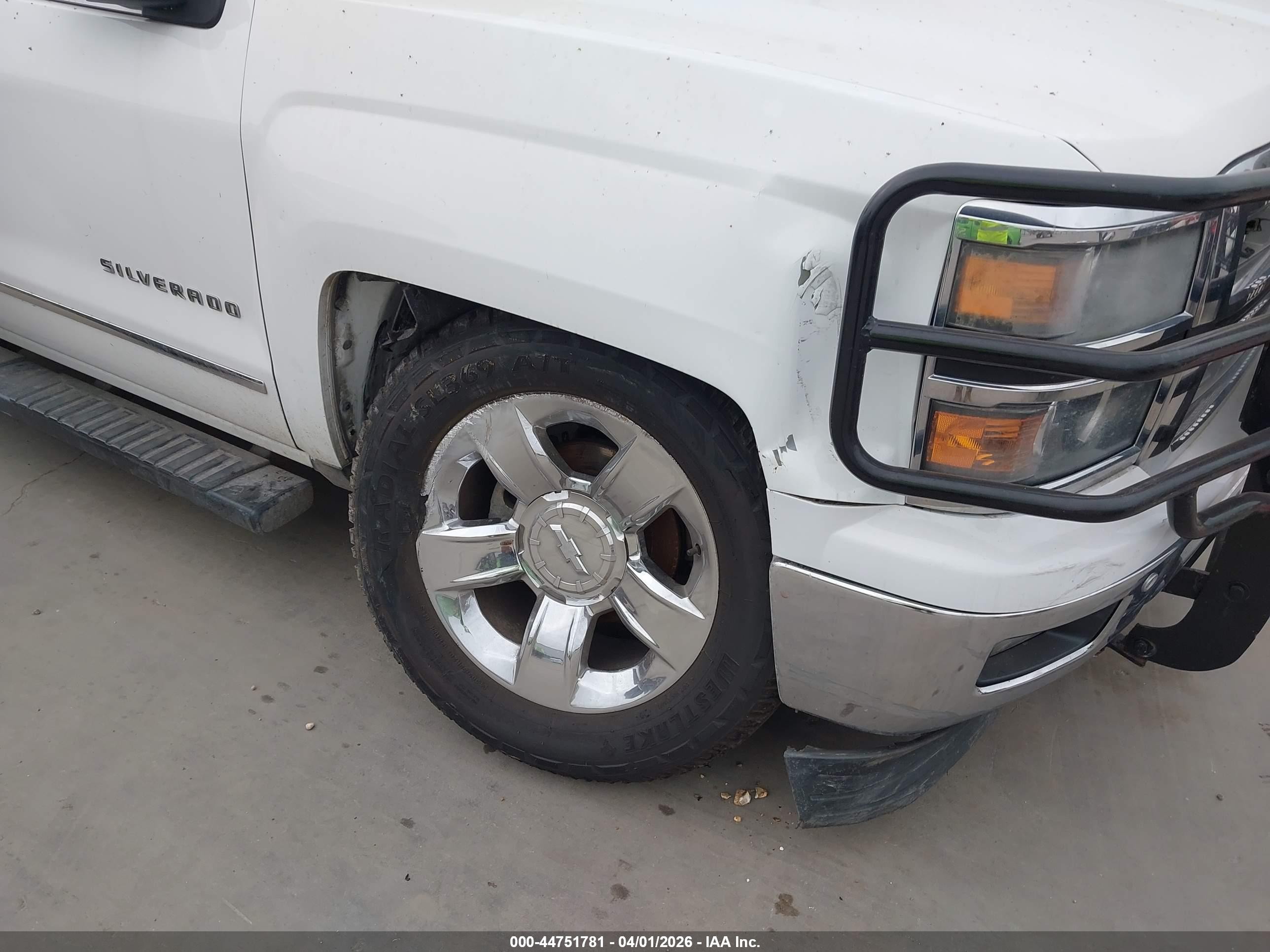 2015 Chevrolet Silverado 1500 2lz Белый vin: 3GCUKSEC4FG472054