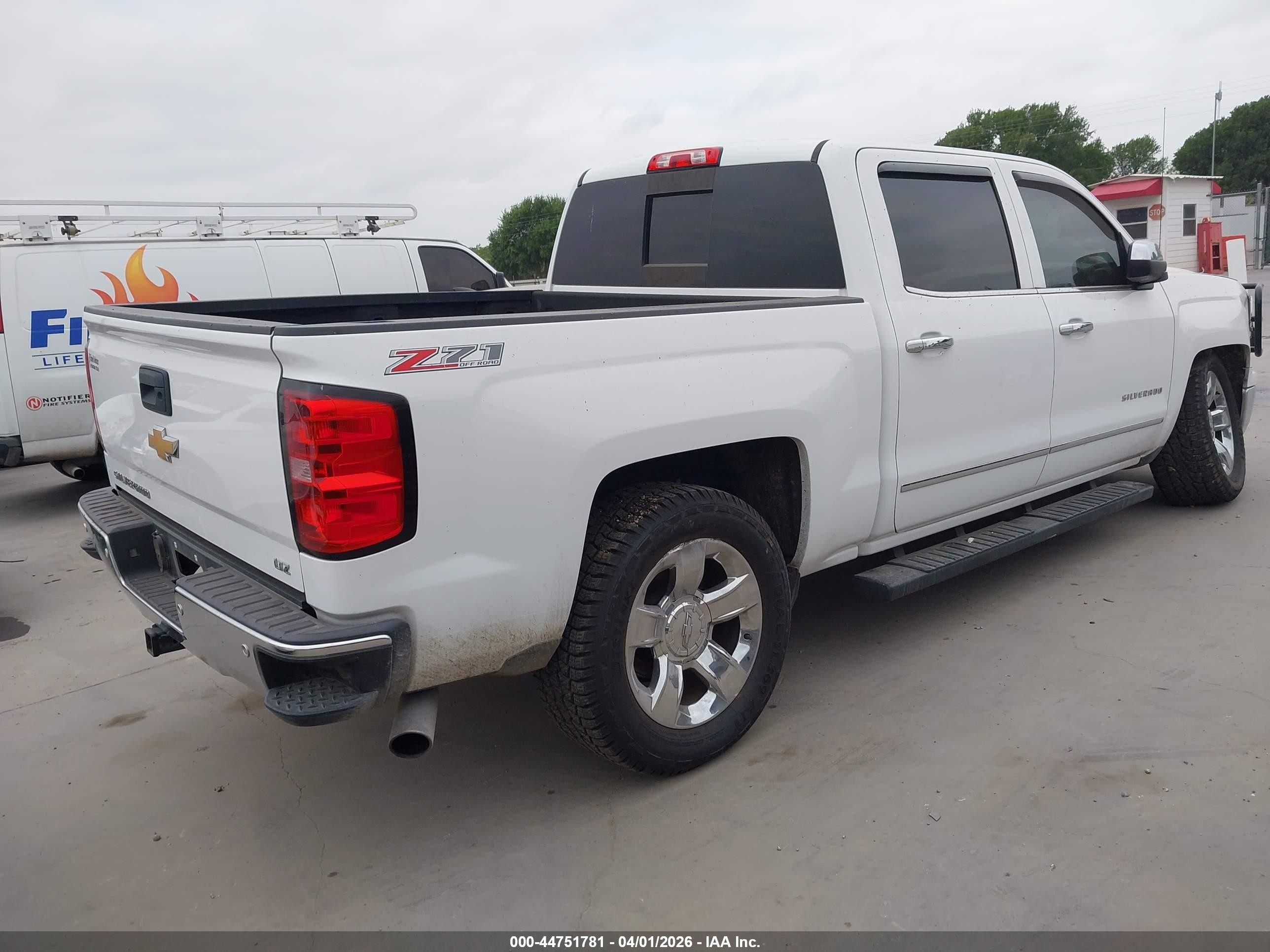 2015 Chevrolet Silverado 1500 2lz Белый vin: 3GCUKSEC4FG472054