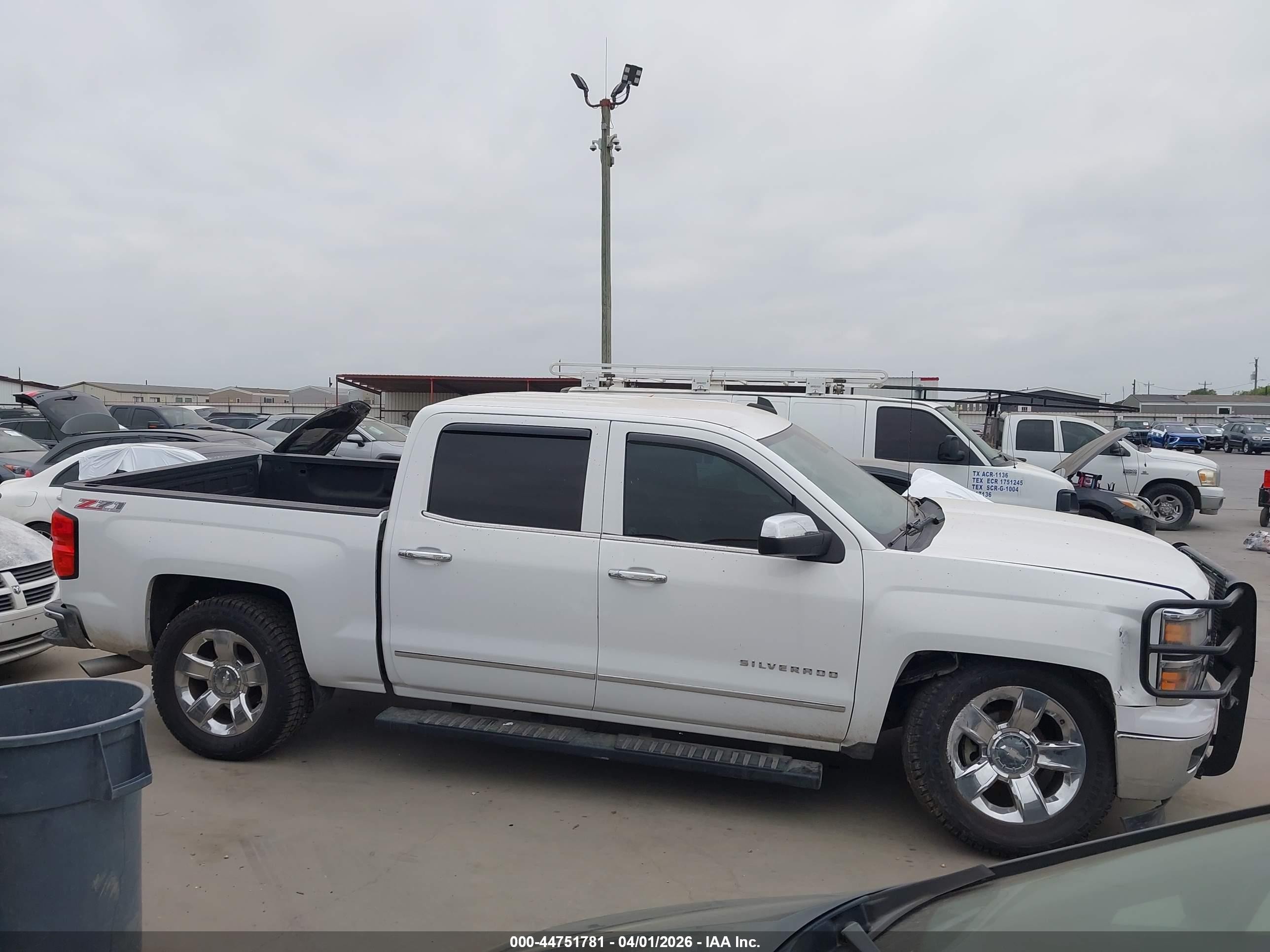 2015 Chevrolet Silverado 1500 2lz Белый vin: 3GCUKSEC4FG472054