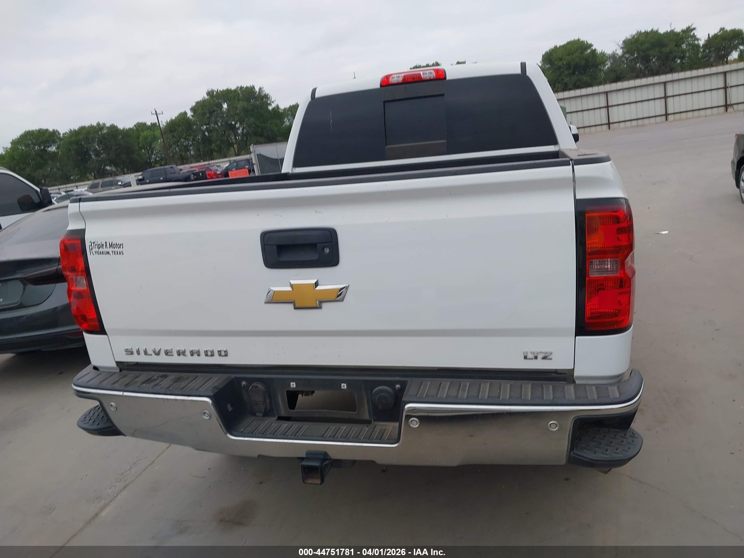 2015 Chevrolet Silverado 1500 2lz Белый vin: 3GCUKSEC4FG472054