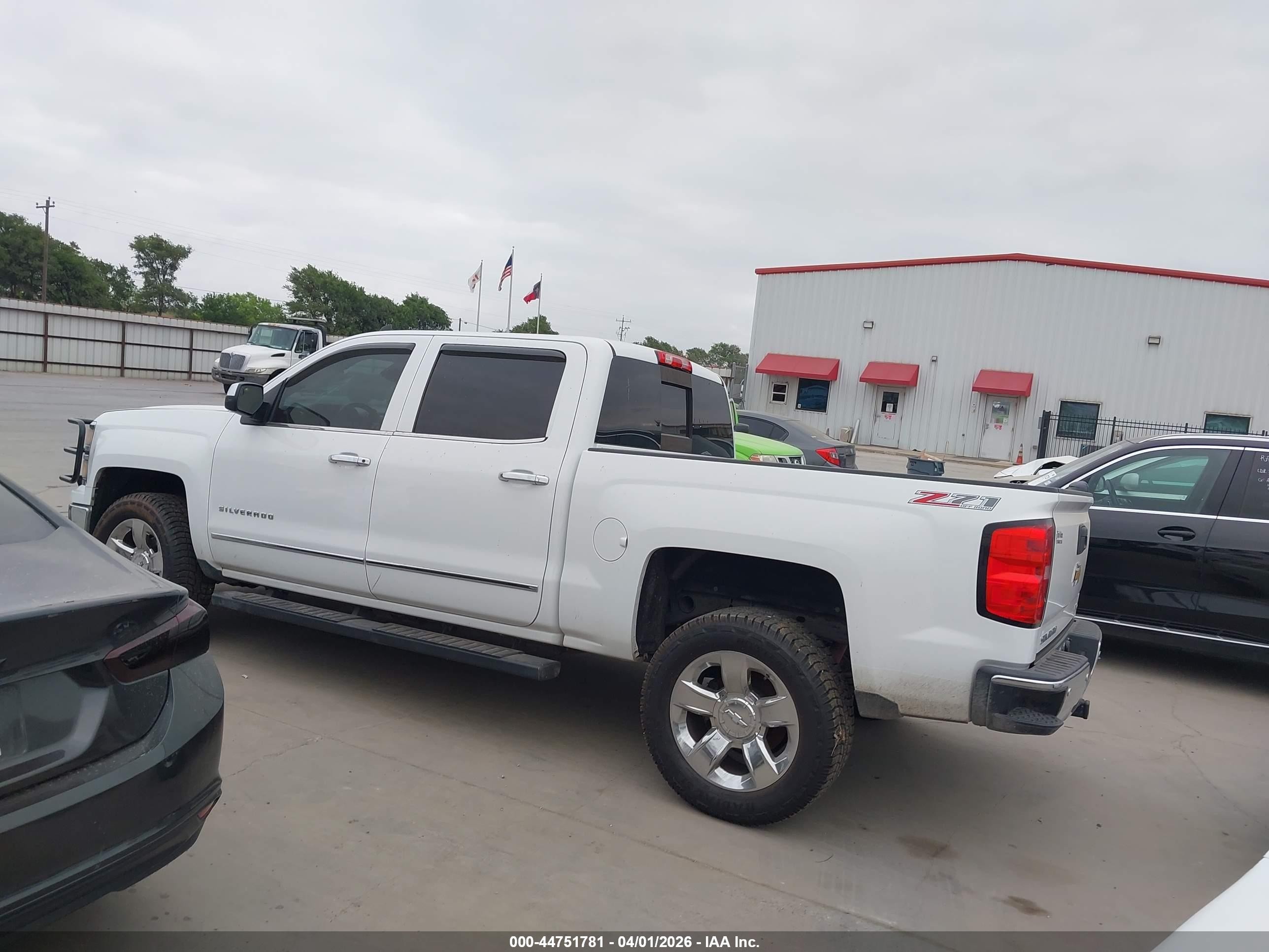 2015 Chevrolet Silverado 1500 2lz Белый vin: 3GCUKSEC4FG472054