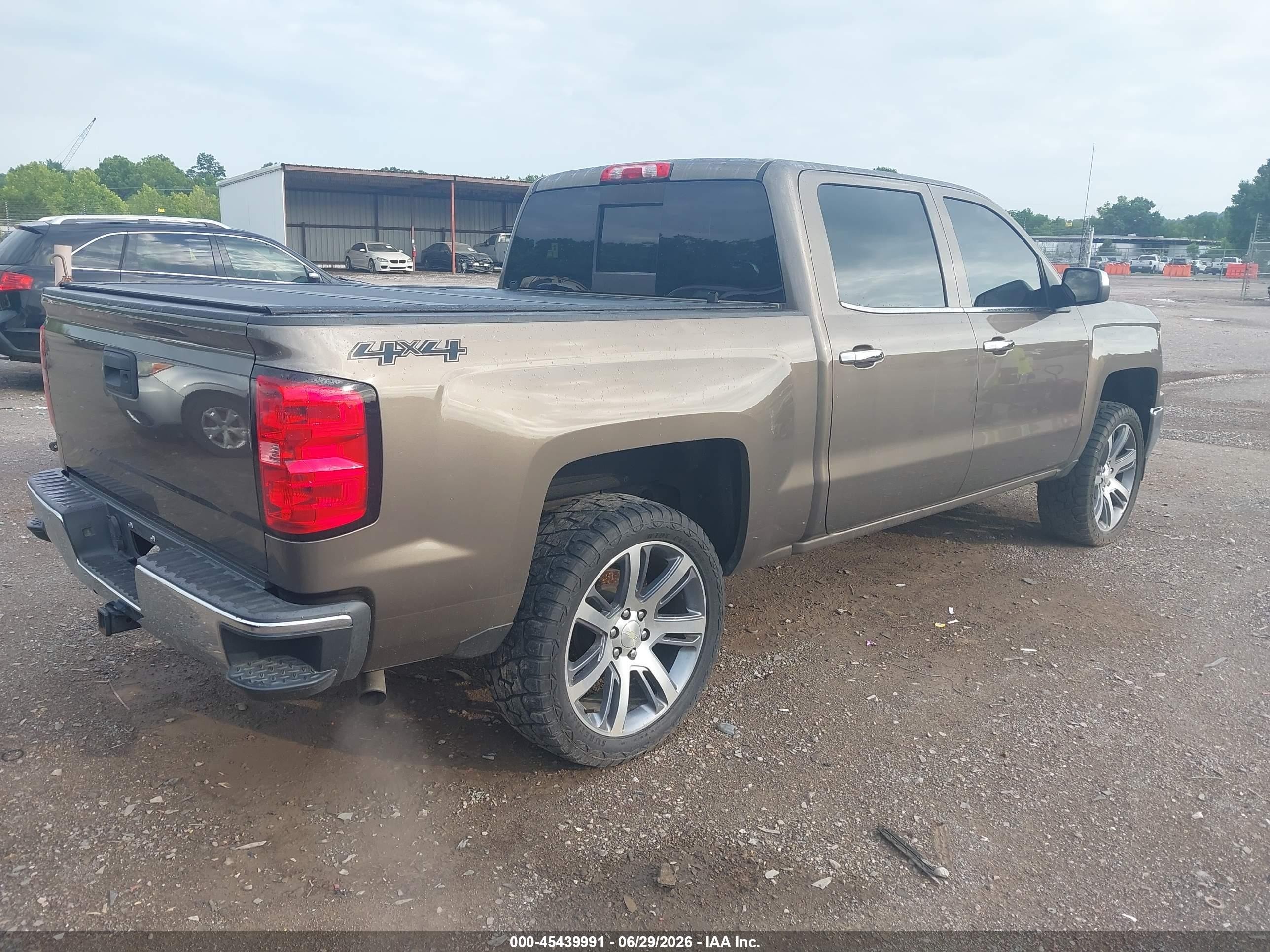 2015 Chevrolet Silverado 1500 Ltz Gray vin: 3GCUKSEC4FG472510