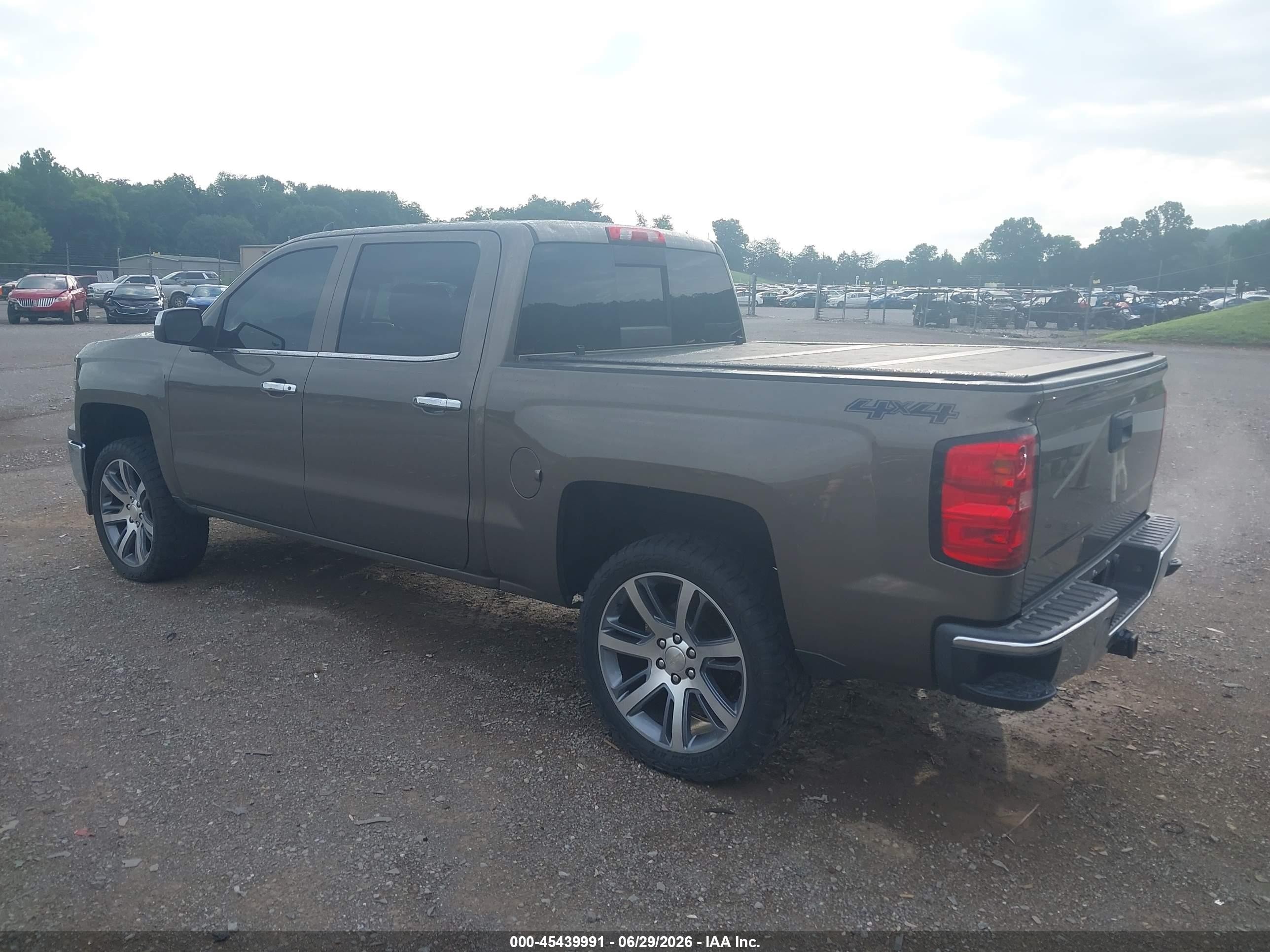 2015 Chevrolet Silverado 1500 Ltz Gray vin: 3GCUKSEC4FG472510