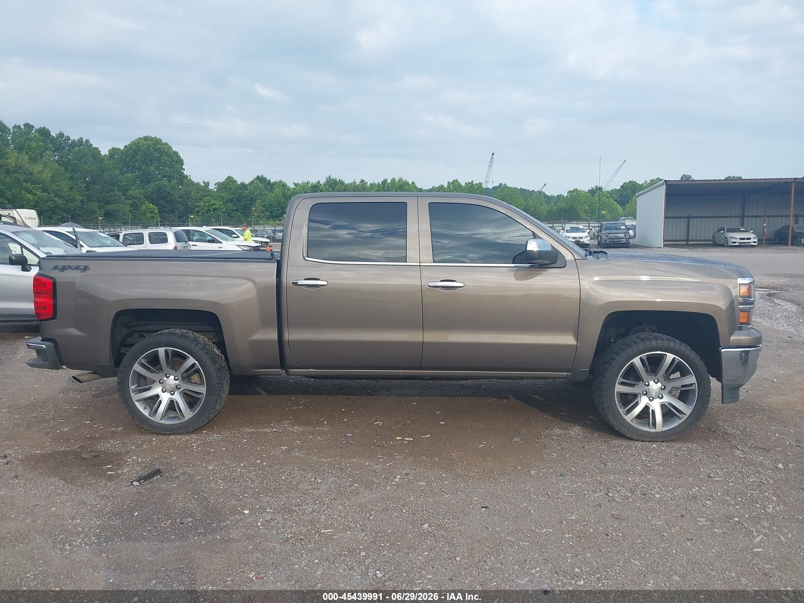 2015 Chevrolet Silverado 1500 Ltz Gray vin: 3GCUKSEC4FG472510