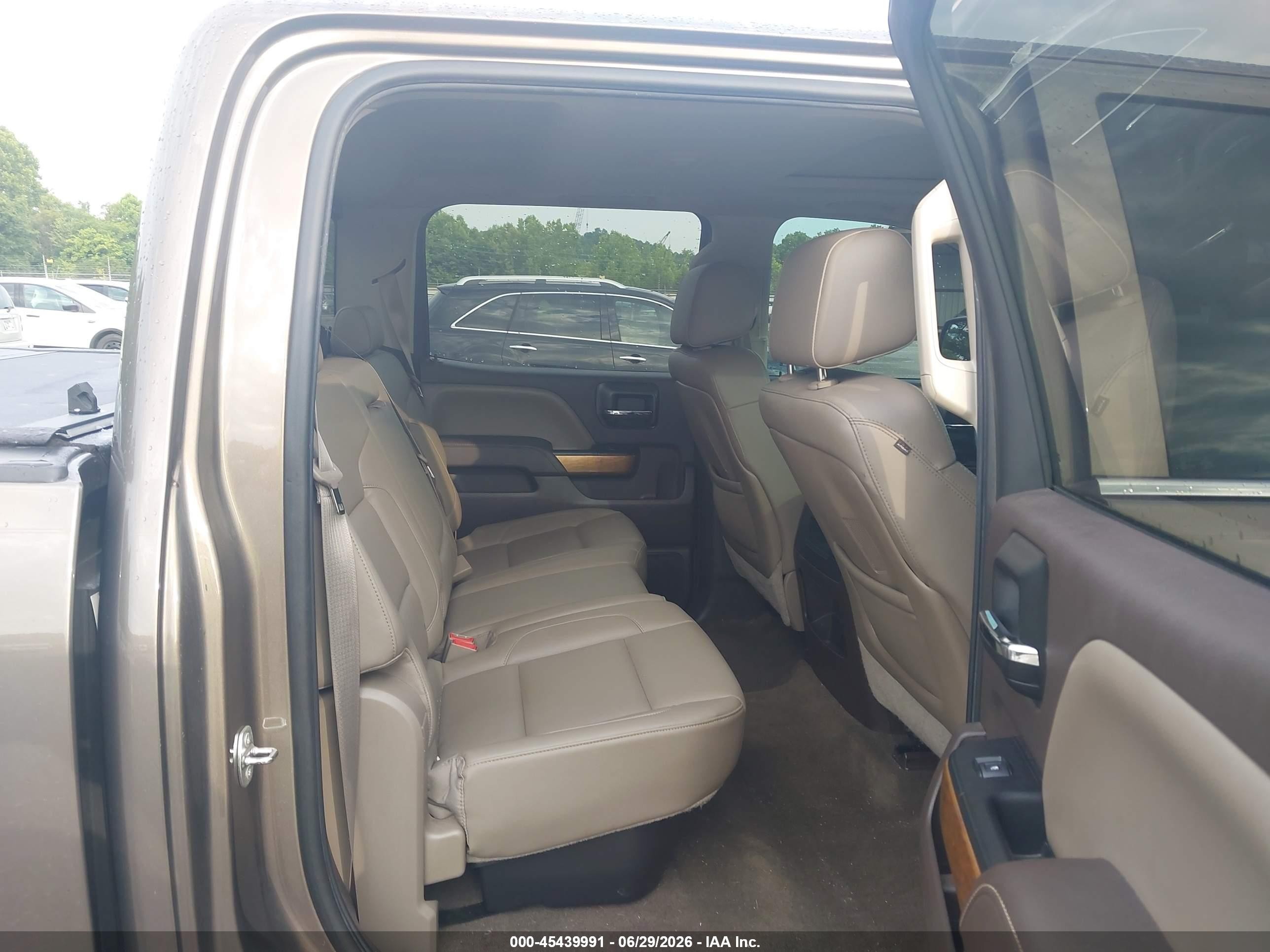 2015 Chevrolet Silverado 1500 Ltz Gray vin: 3GCUKSEC4FG472510