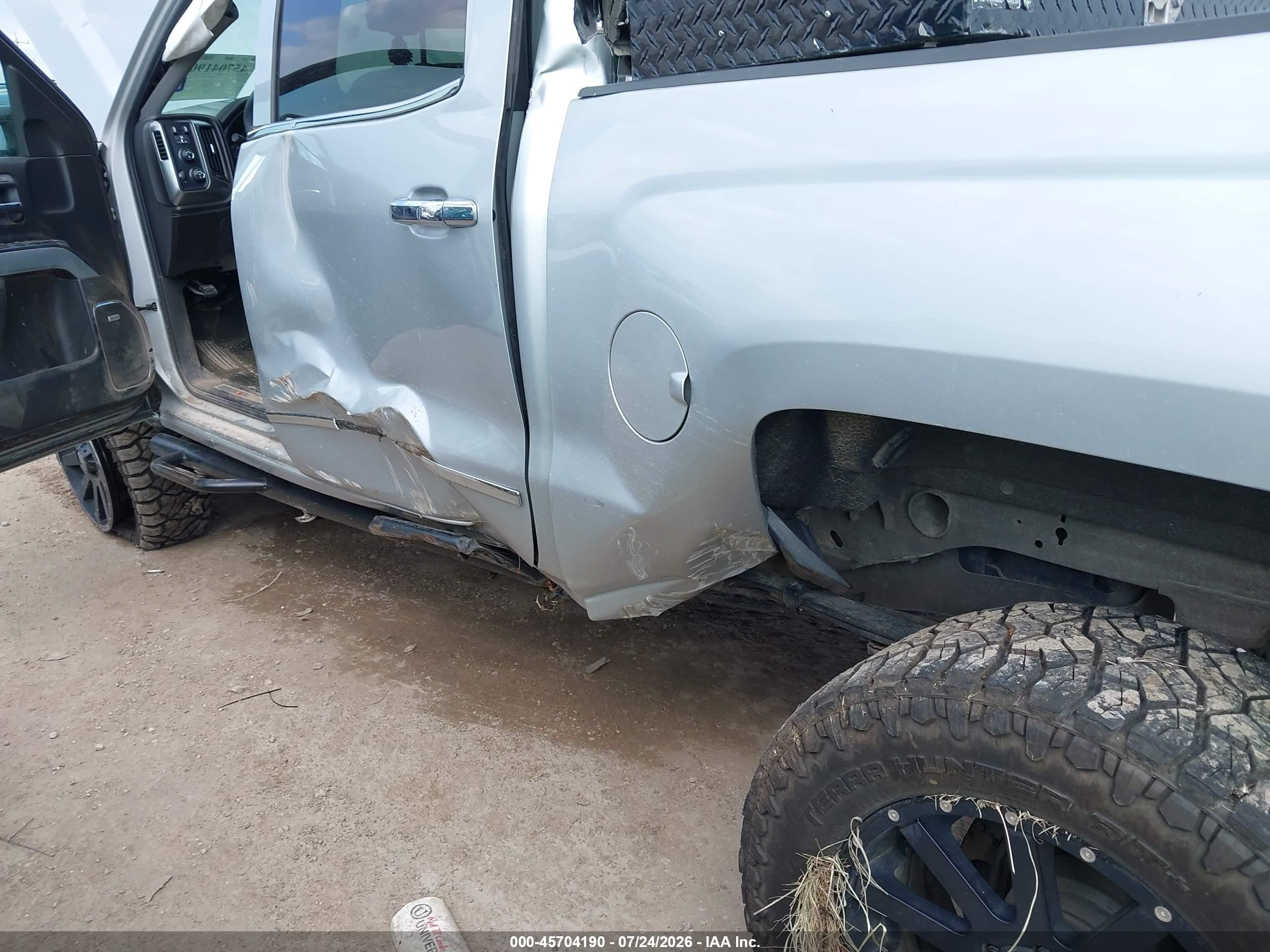 2015 Chevrolet Silverado 1500 Ltz Silver vin: 3GCUKSEC4FG474547