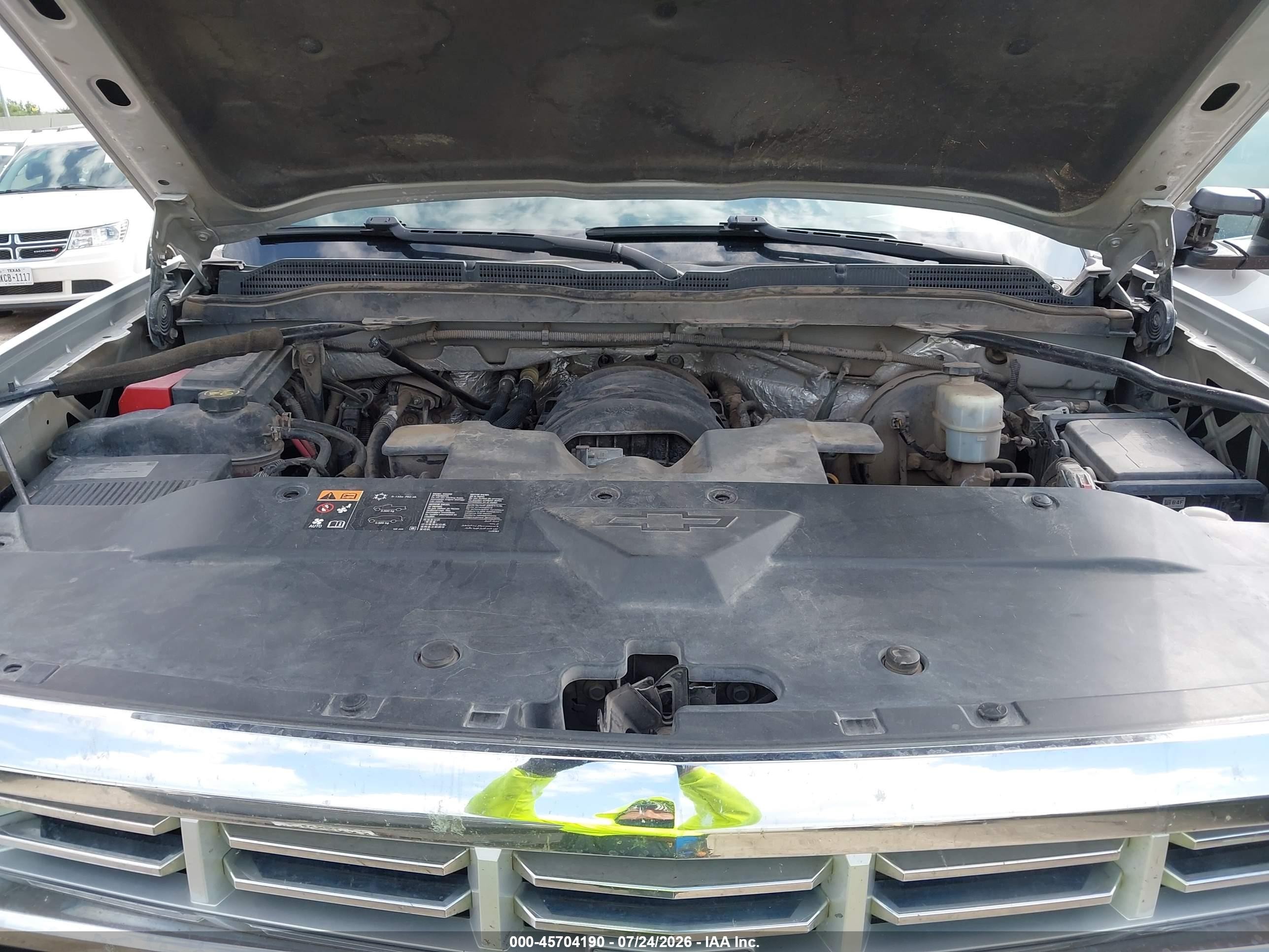 2015 Chevrolet Silverado 1500 Ltz Silver vin: 3GCUKSEC4FG474547