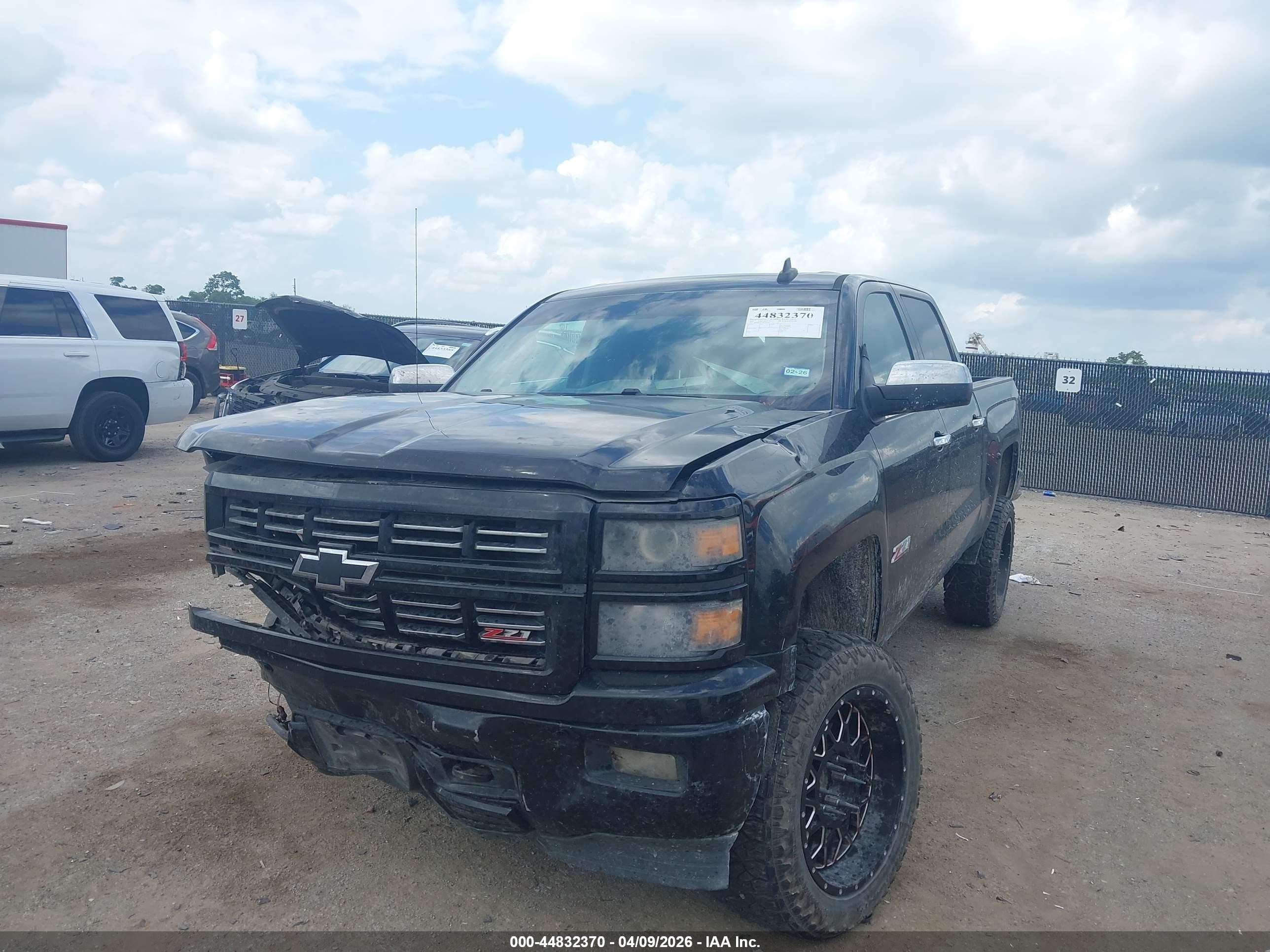 2015 Chevrolet Silverado 1500 2lz Black vin: 3GCUKSEC4FG533192
