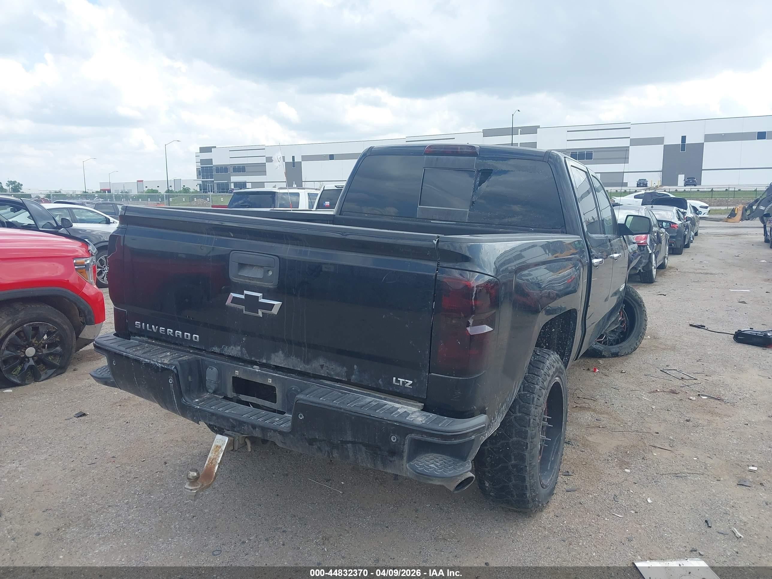 2015 Chevrolet Silverado 1500 2lz Black vin: 3GCUKSEC4FG533192
