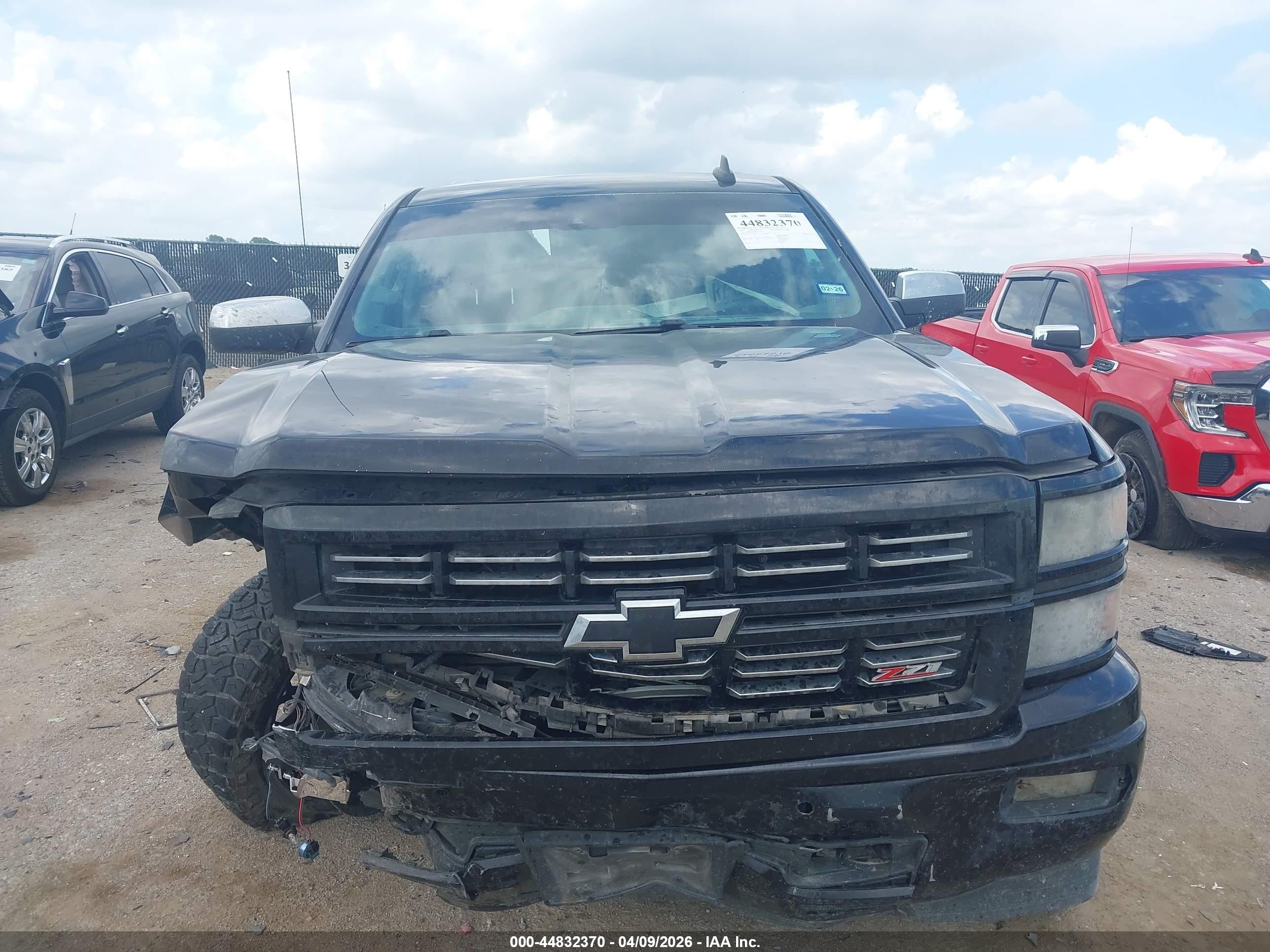 2015 Chevrolet Silverado 1500 2lz Black vin: 3GCUKSEC4FG533192