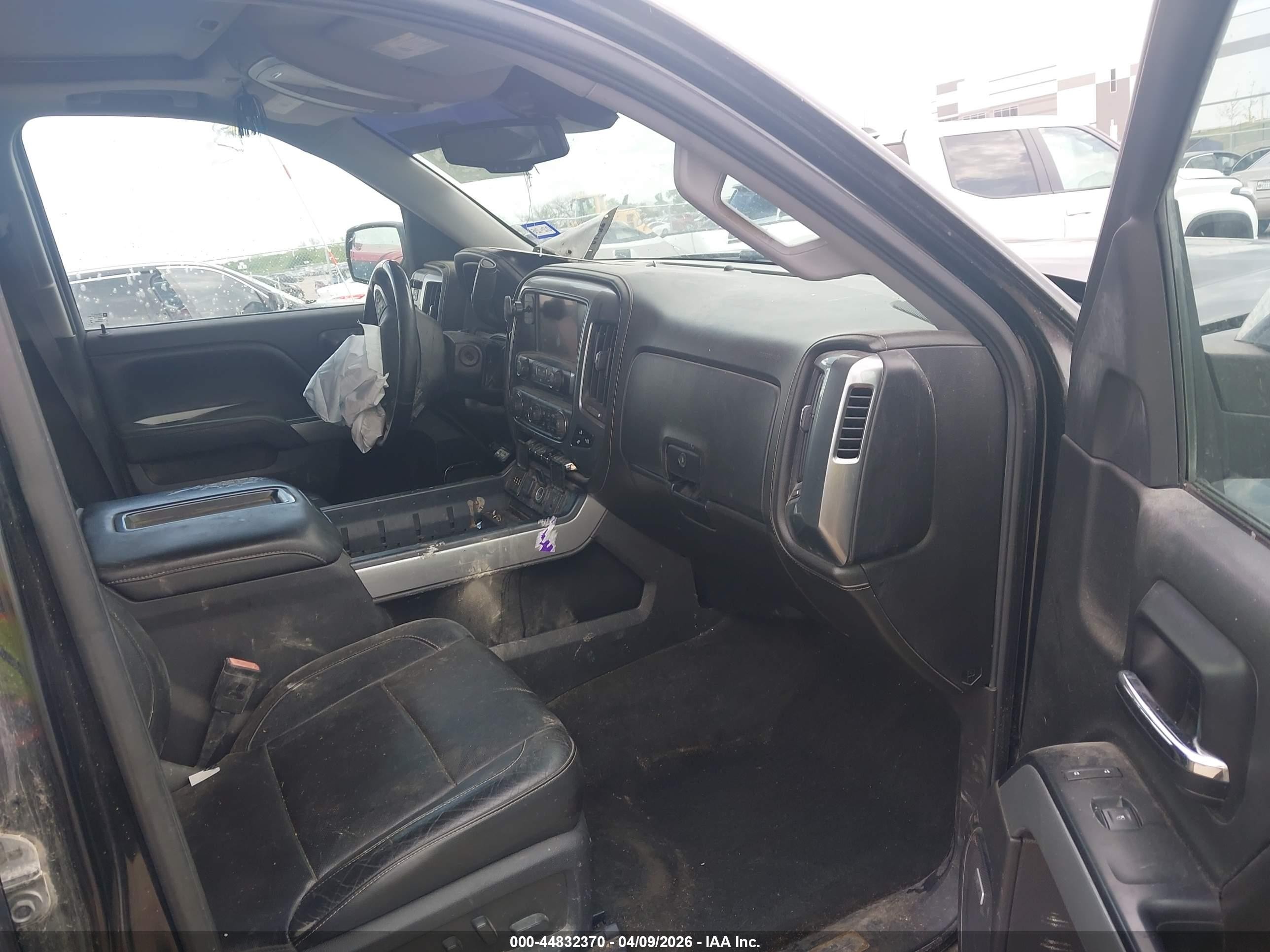 2015 Chevrolet Silverado 1500 2lz Black vin: 3GCUKSEC4FG533192
