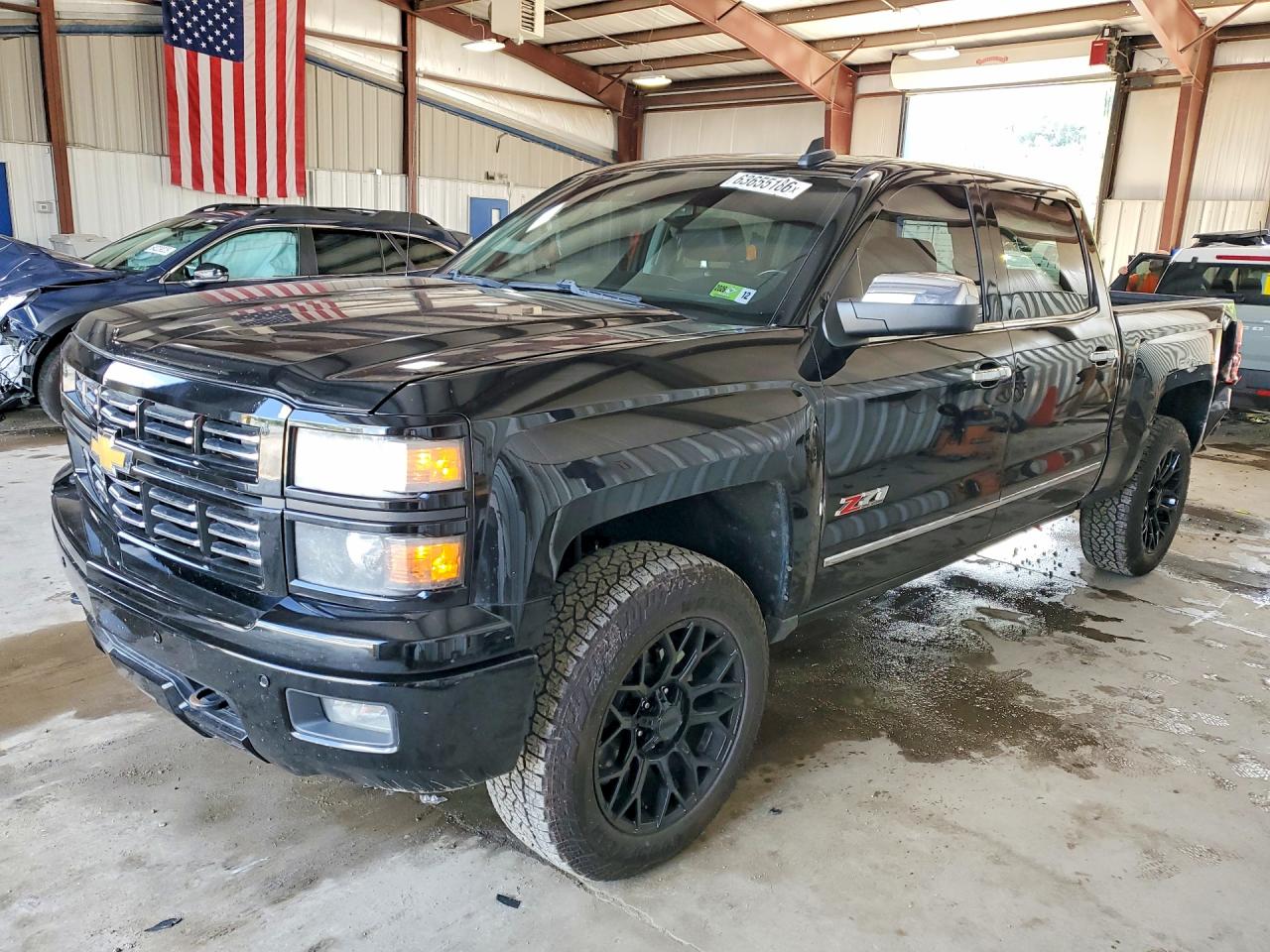2015 Chevrolet Silverado K1500 Ltz Black vin: 3GCUKSEC4FG537565