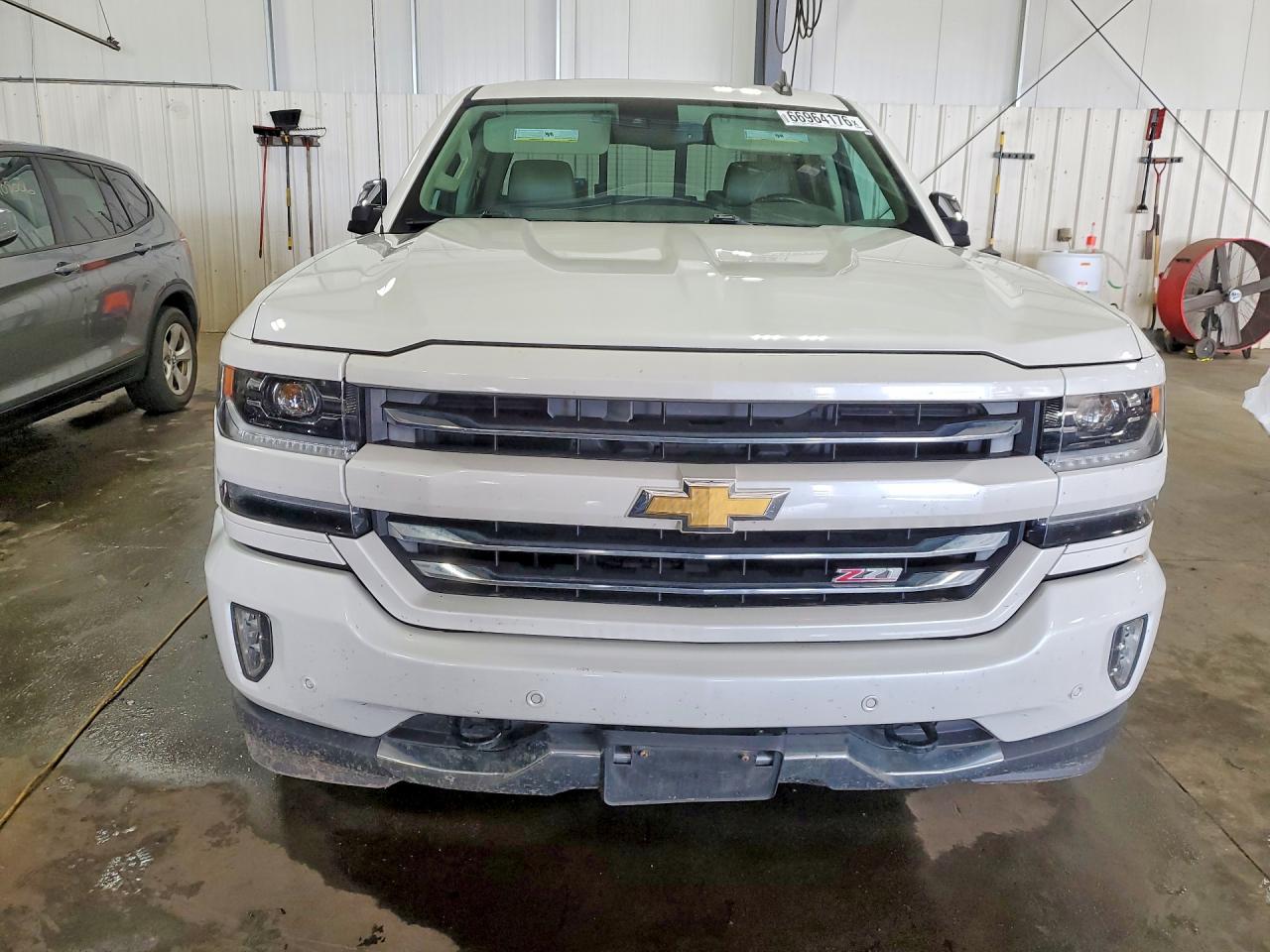 2017 Chevrolet Silverado K1500 Ltz White vin: 3GCUKSEC4HG127402