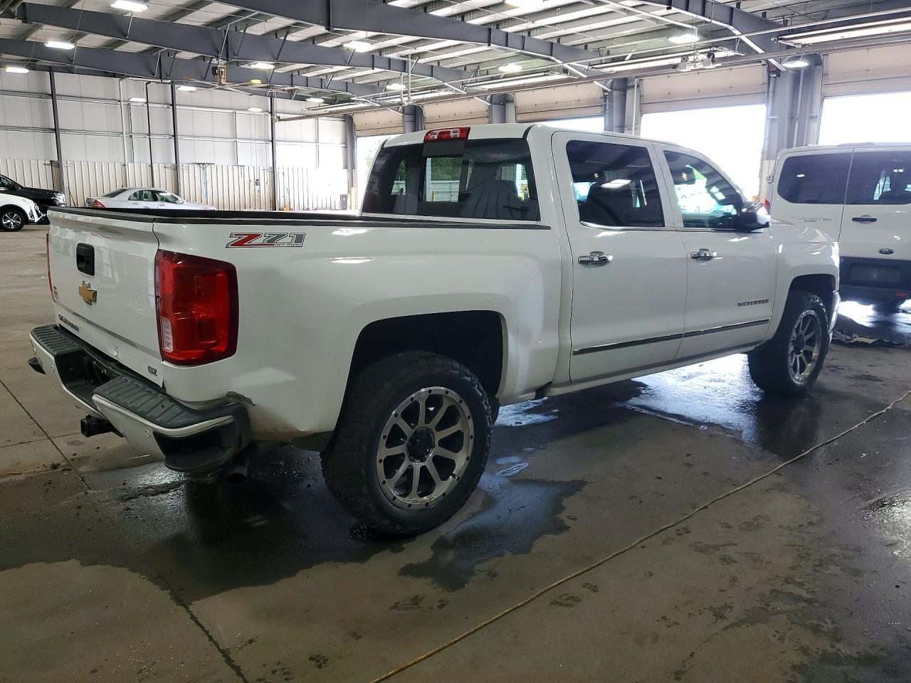 2017 Chevrolet Silverado K1500 Ltz White vin: 3GCUKSEC4HG127402