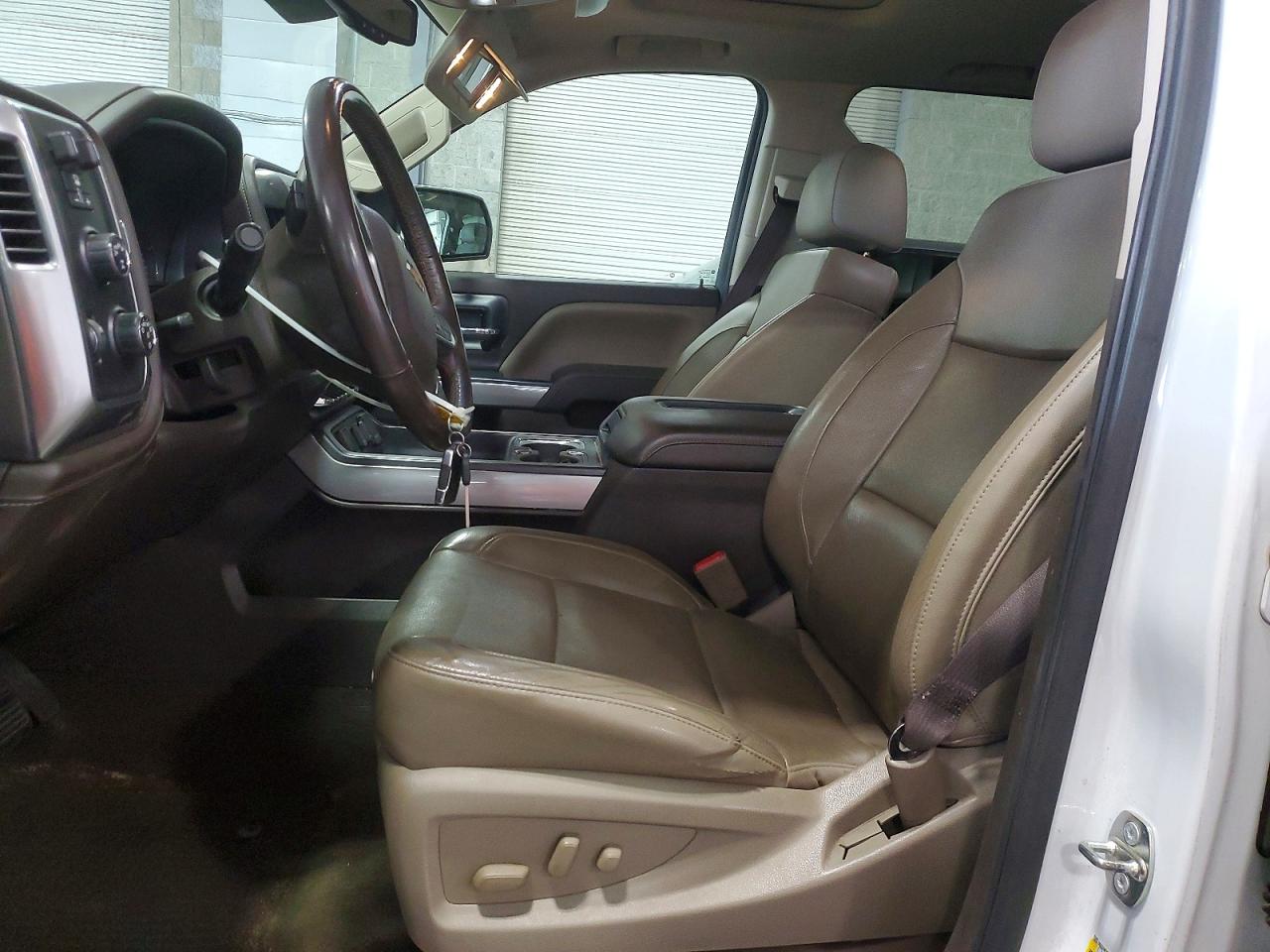 2017 Chevrolet Silverado K1500 Ltz White vin: 3GCUKSEC4HG127402