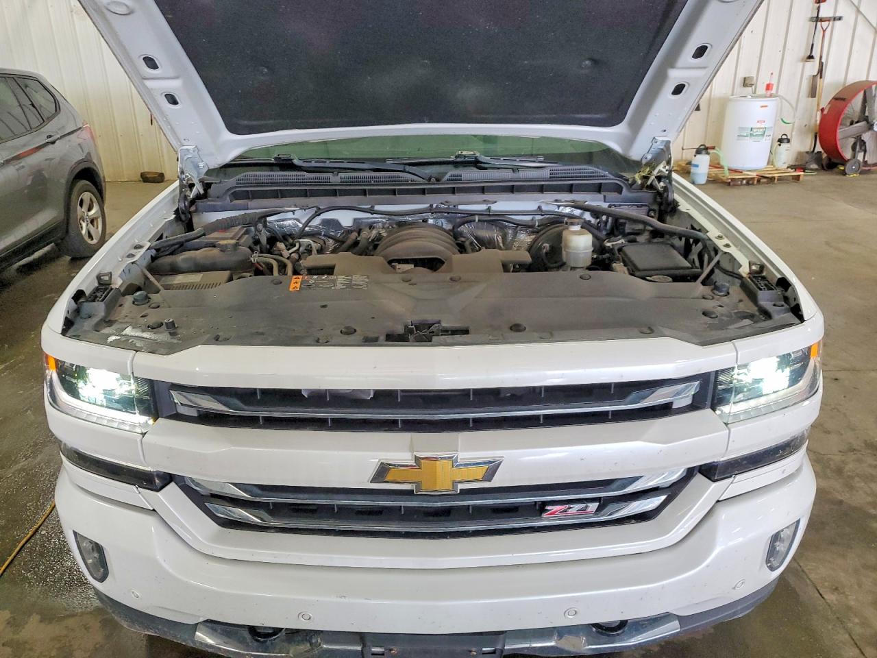 2017 Chevrolet Silverado K1500 Ltz White vin: 3GCUKSEC4HG127402