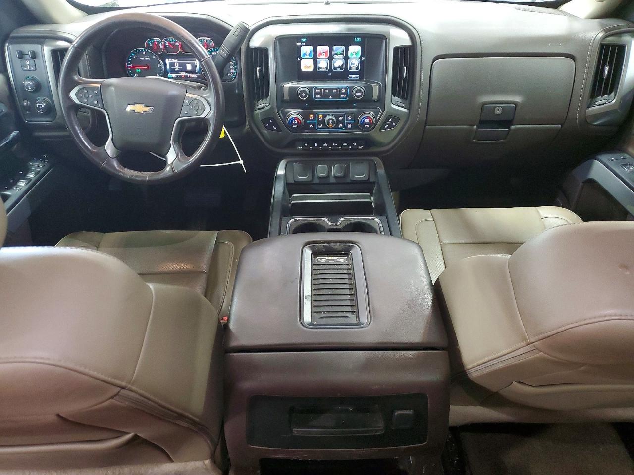 2017 Chevrolet Silverado K1500 Ltz White vin: 3GCUKSEC4HG127402