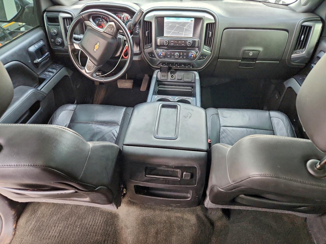 2014 Chevrolet Silverado K1500 Ltz White vin: 3GCUKSEC5EG147816