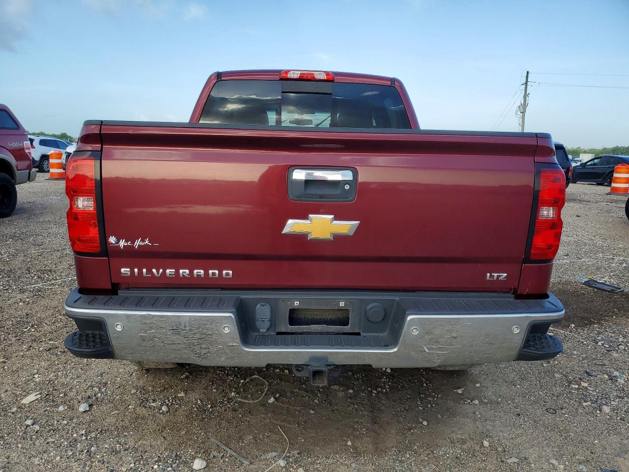 2014 Chevrolet Silverado K1500 Ltz Maroon vin: 3GCUKSEC5EG193646