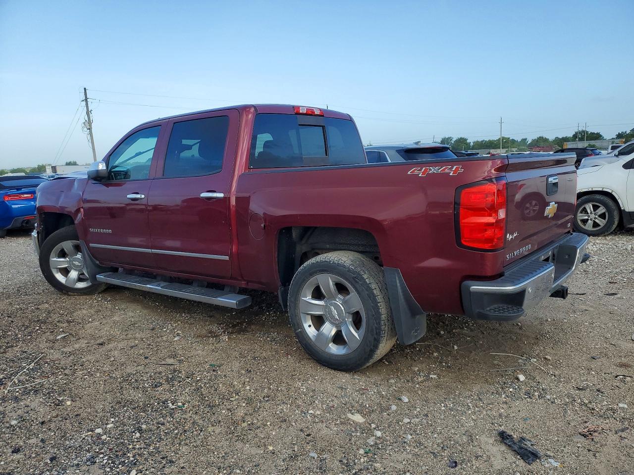 2014 Chevrolet Silverado K1500 Ltz Maroon vin: 3GCUKSEC5EG193646