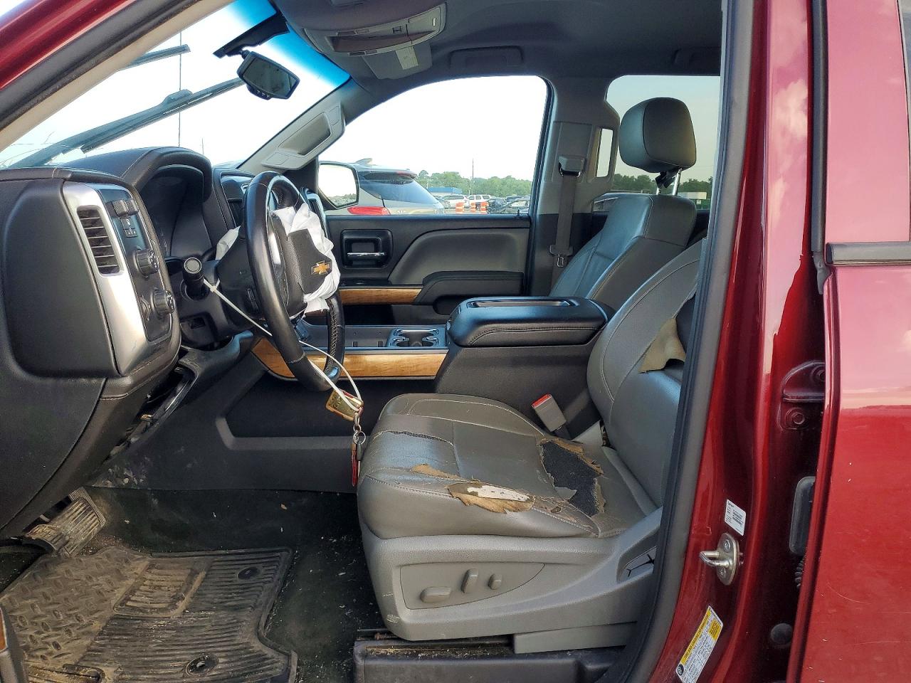 2014 Chevrolet Silverado K1500 Ltz Maroon vin: 3GCUKSEC5EG193646