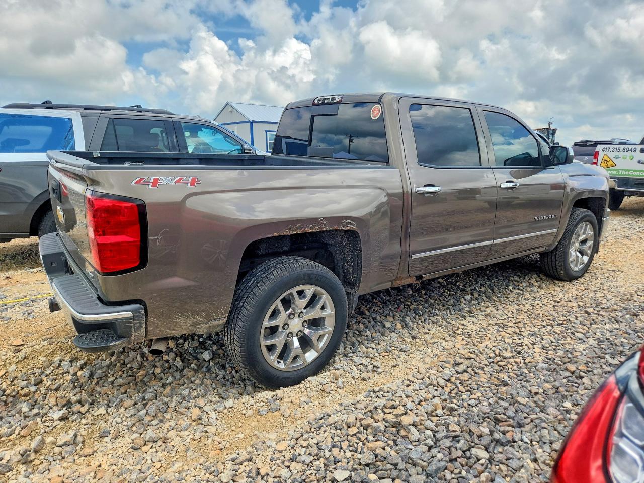 2014 Chevrolet Silverado K1500 Ltz Tan vin: 3GCUKSEC5EG202202