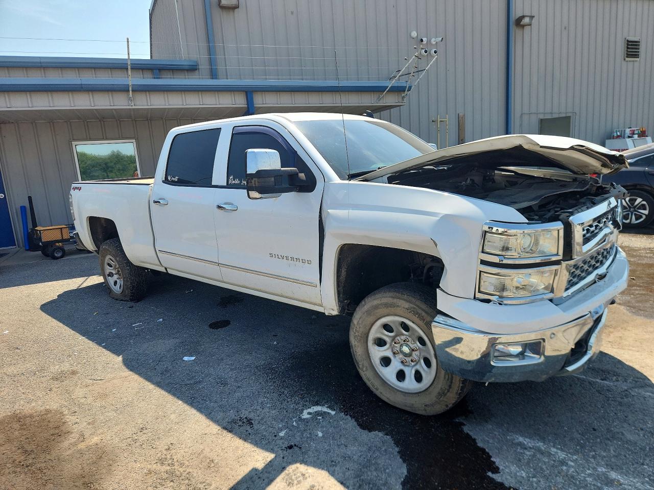 2014 Chevrolet Silverado K1500 Ltz Белый vin: 3GCUKSEC5EG240805
