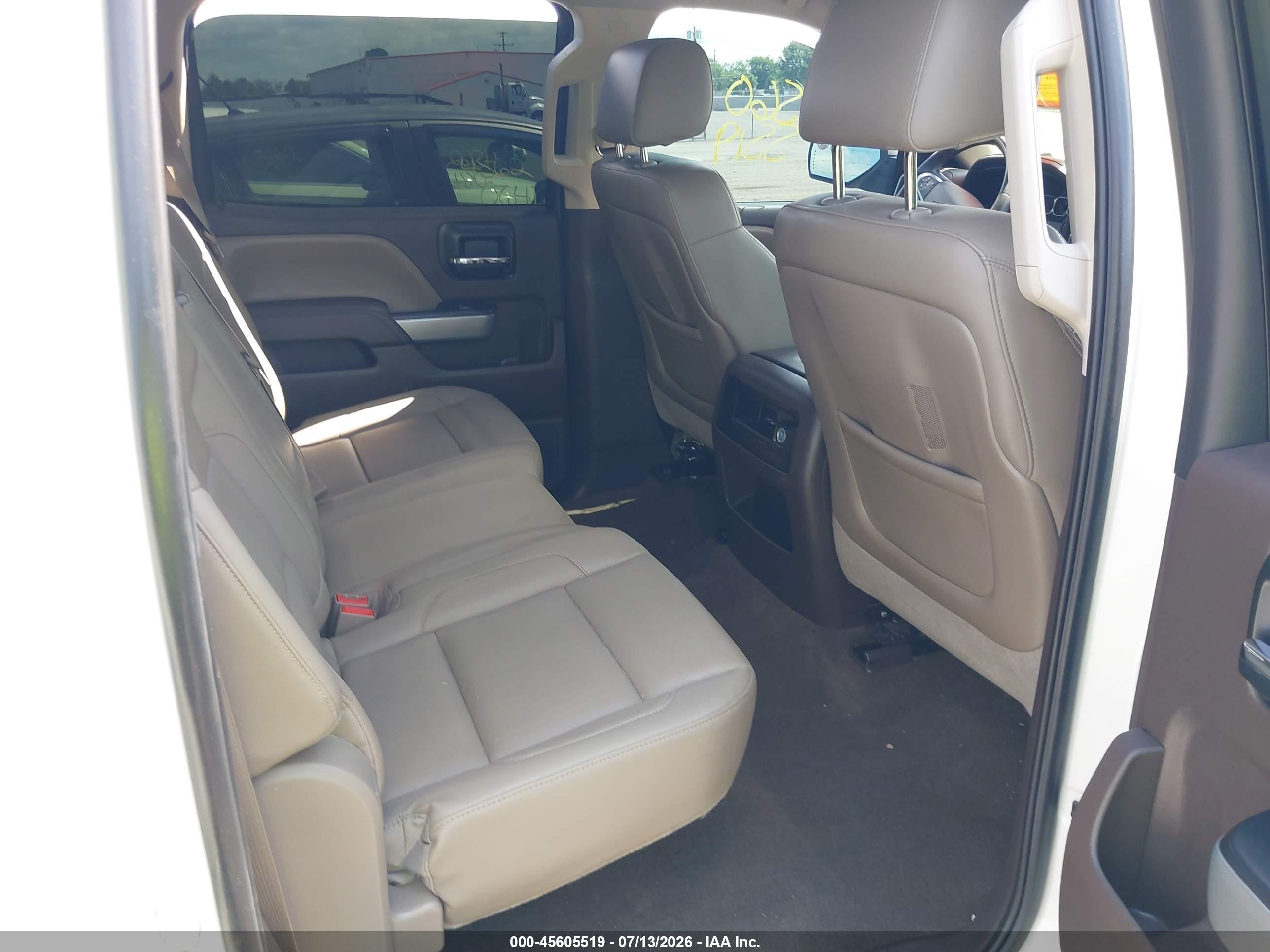 2014 Chevrolet Silverado 1500 Ltz White vin: 3GCUKSEC5EG363164