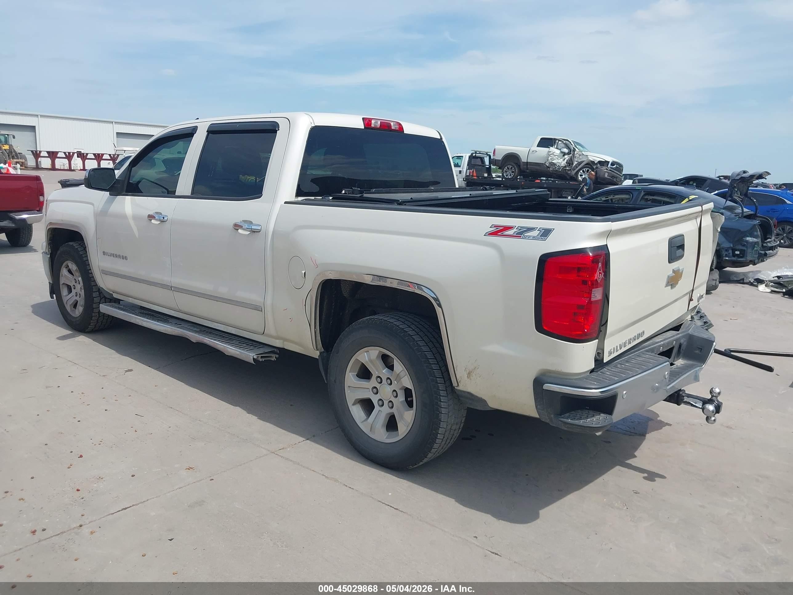 2014 Chevrolet Silverado 1500 2lz Белый vin: 3GCUKSEC5EG367957