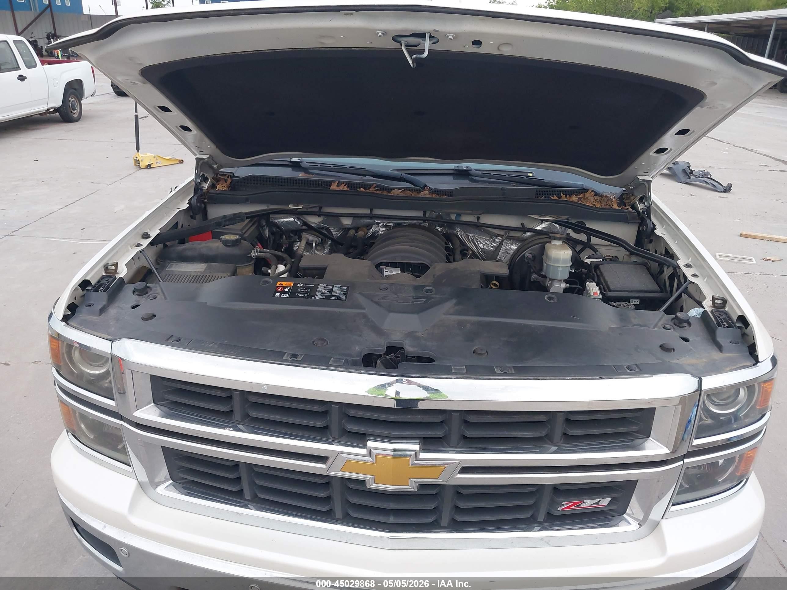 2014 Chevrolet Silverado 1500 2lz Белый vin: 3GCUKSEC5EG367957