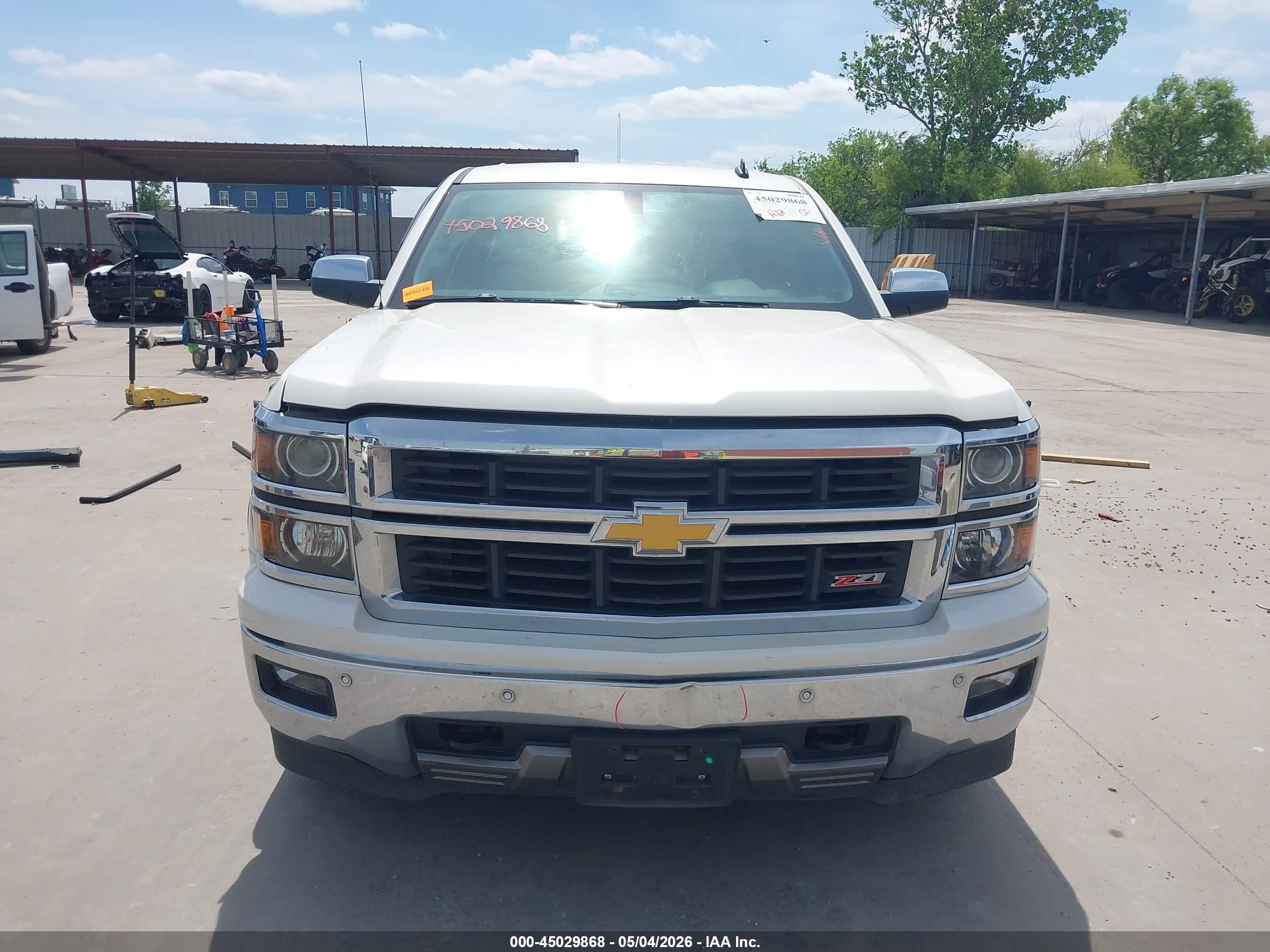 2014 Chevrolet Silverado 1500 2lz Белый vin: 3GCUKSEC5EG367957