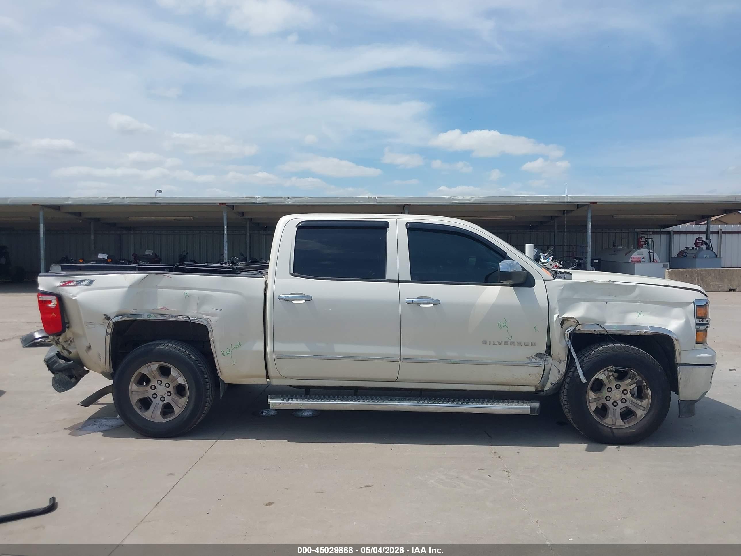 2014 Chevrolet Silverado 1500 2lz Белый vin: 3GCUKSEC5EG367957