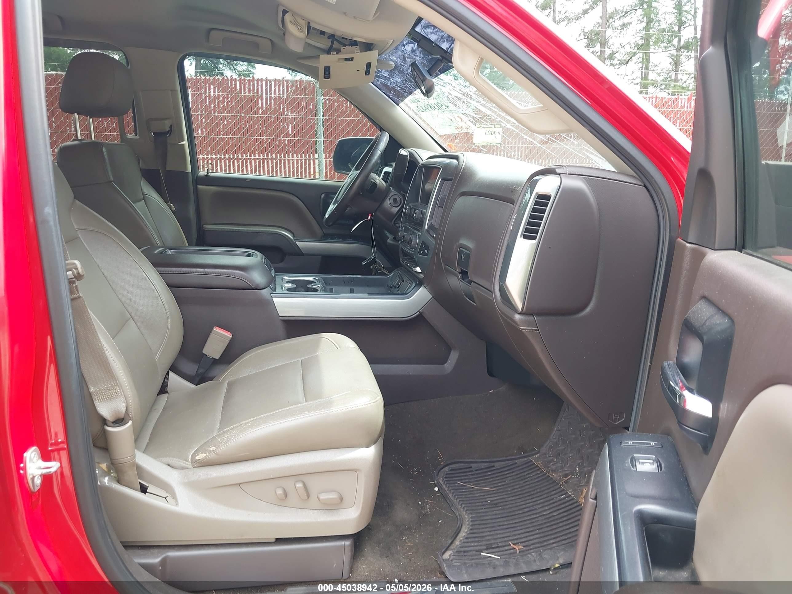 2014 Chevrolet Silverado 1500 2lz Red vin: 3GCUKSEC5EG438767