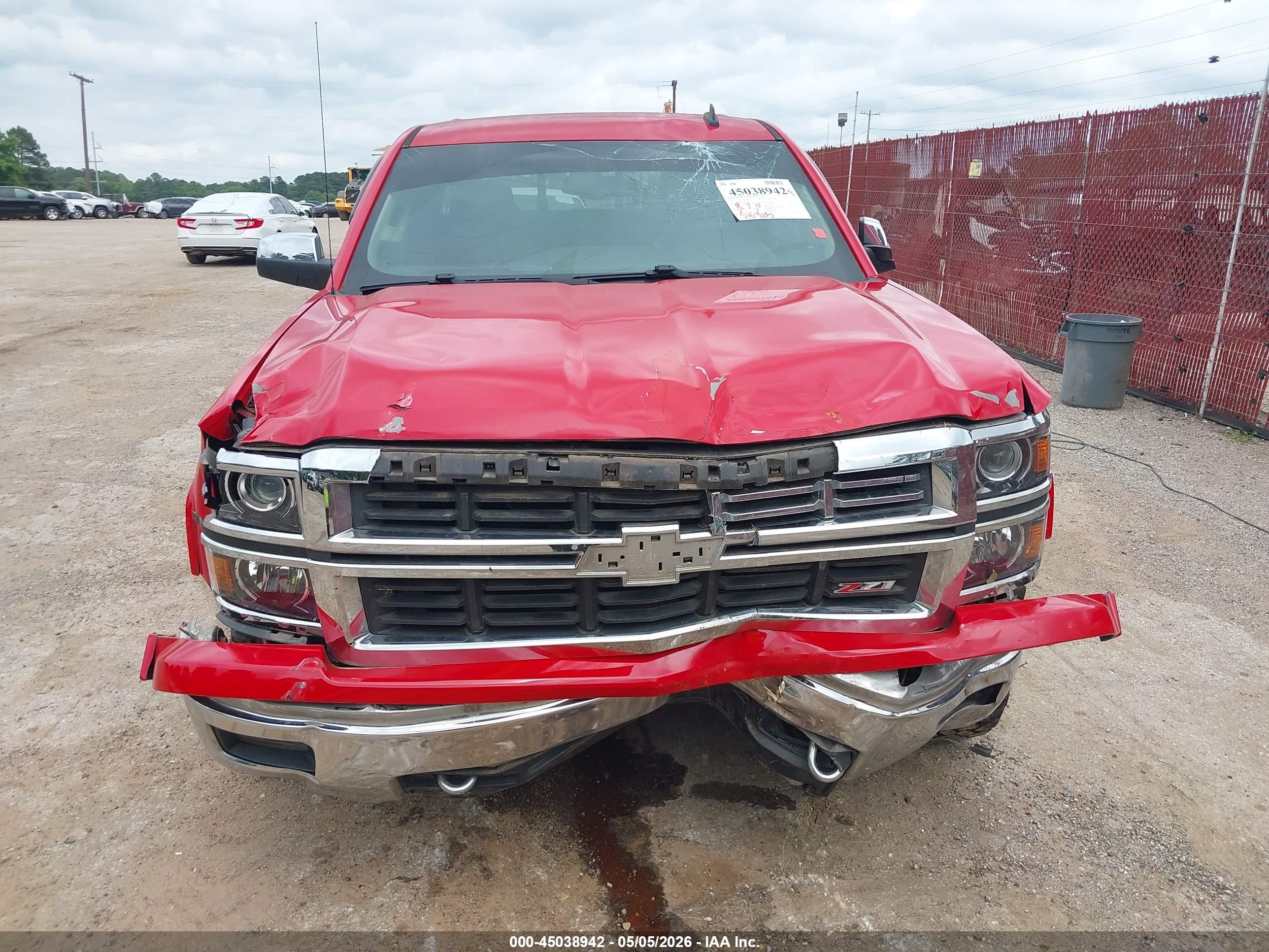 2014 Chevrolet Silverado 1500 2lz Red vin: 3GCUKSEC5EG438767
