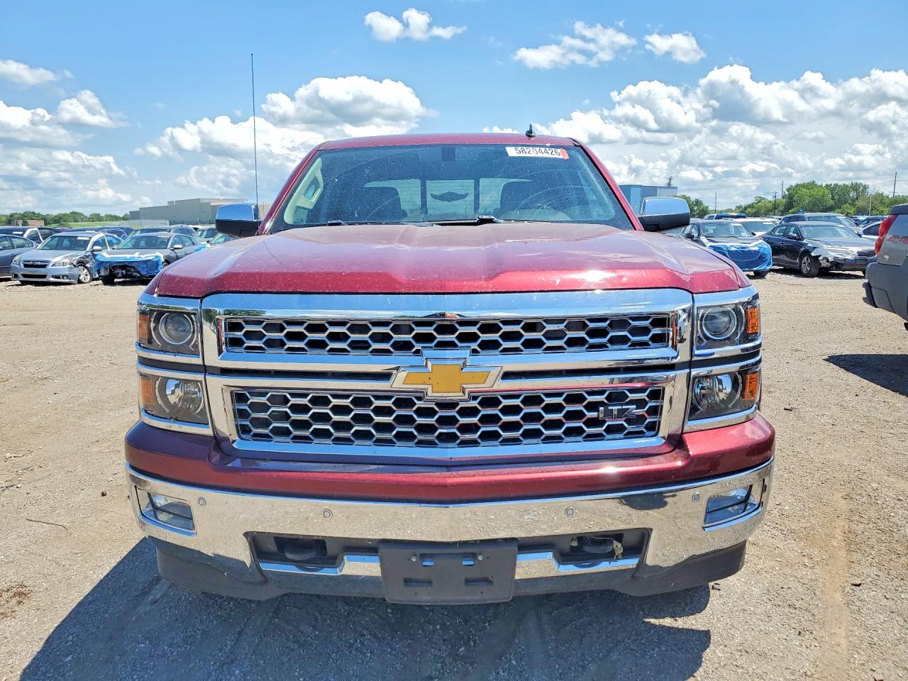 2014 Chevrolet Silverado K1500 Ltz Burgundy vin: 3GCUKSEC5EG530896