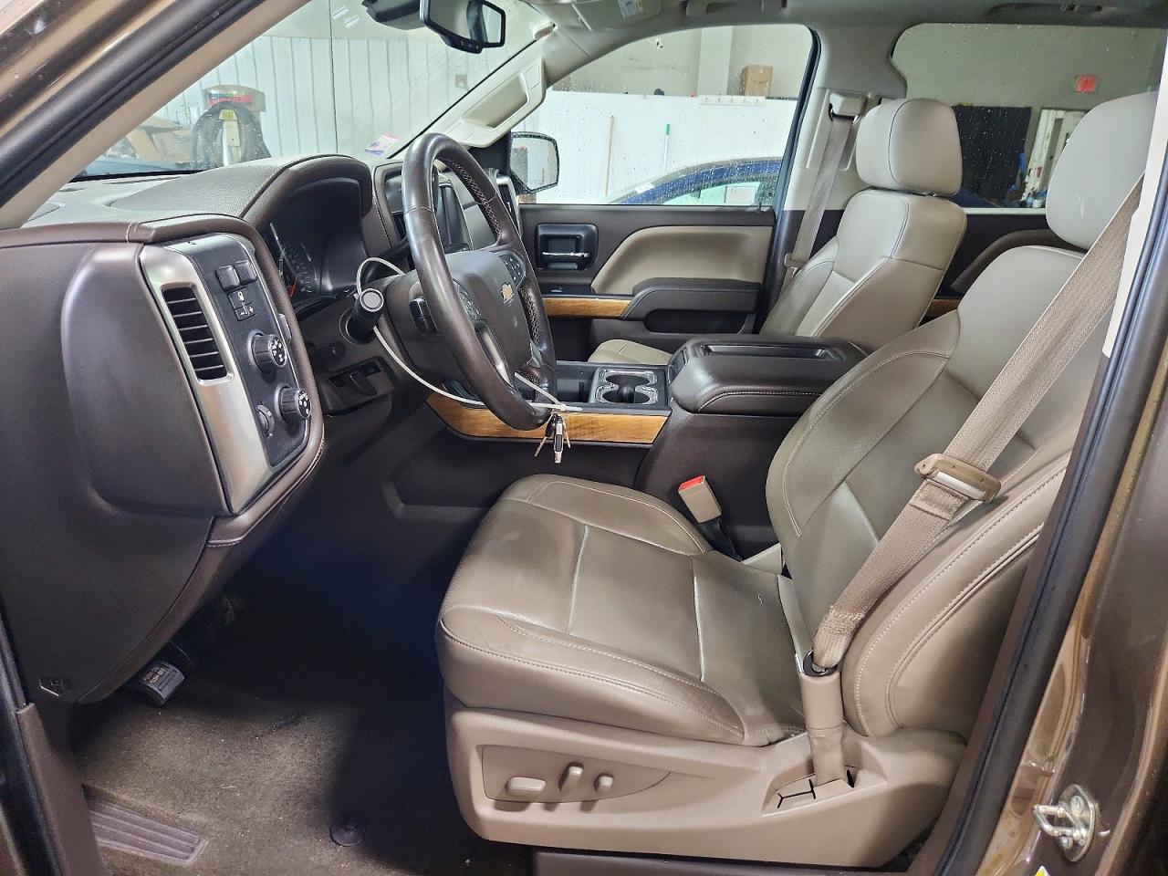 2015 Chevrolet Silverado K1500 Ltz Brown vin: 3GCUKSEC5FG273711