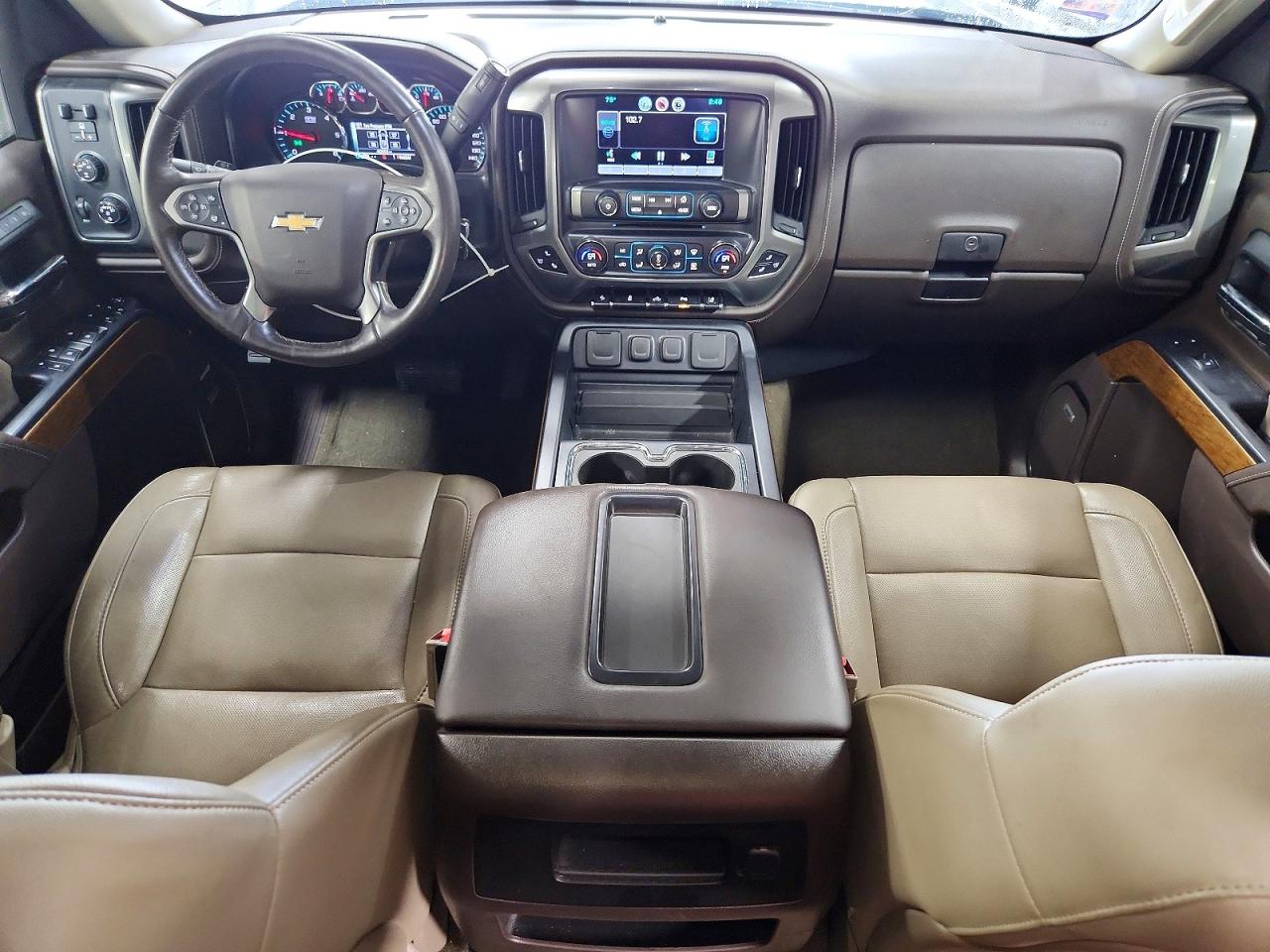 2015 Chevrolet Silverado K1500 Ltz Brown vin: 3GCUKSEC5FG273711