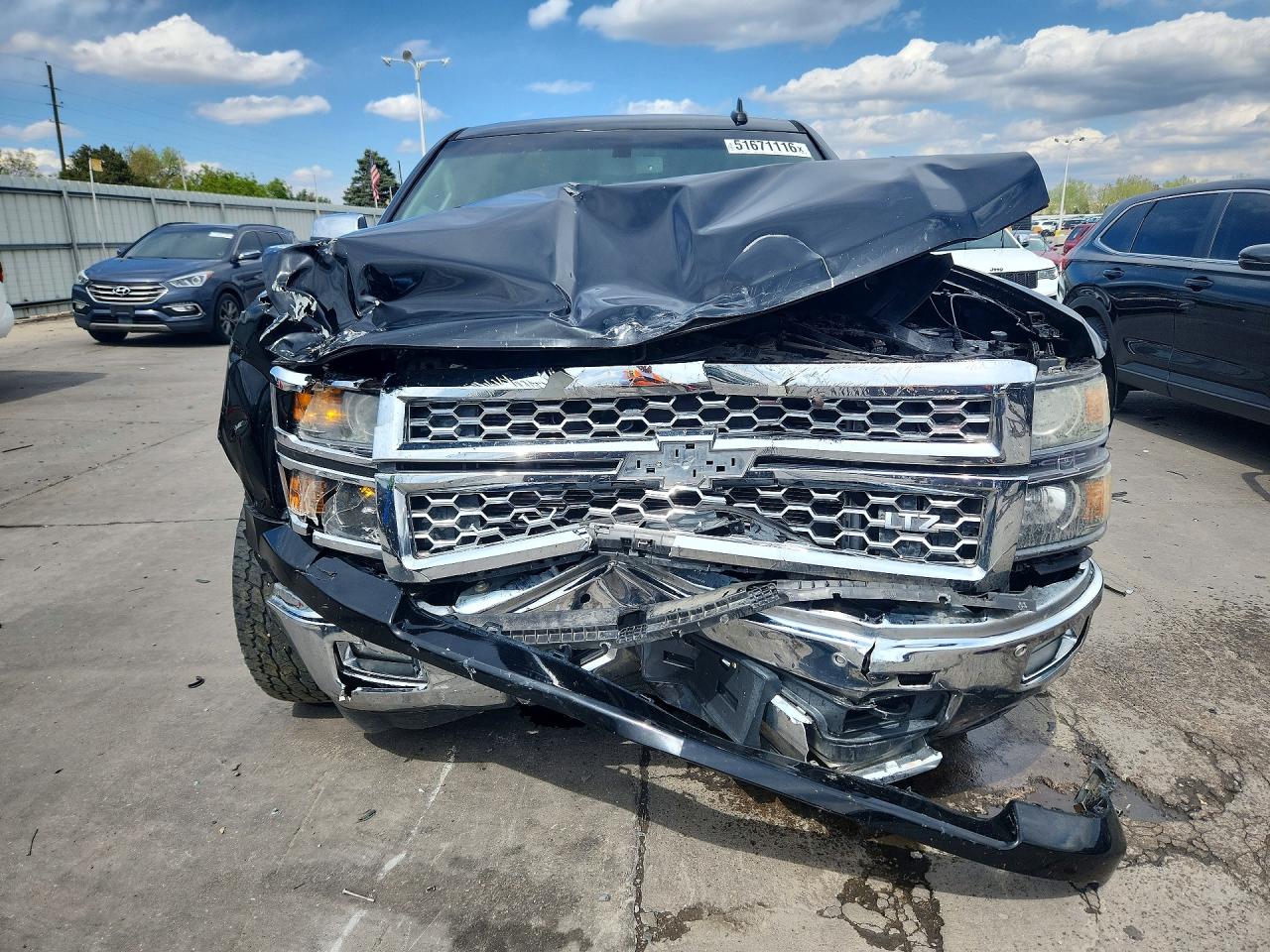 2015 Chevrolet Silverado K1500 Ltz Black vin: 3GCUKSEC5FG444196