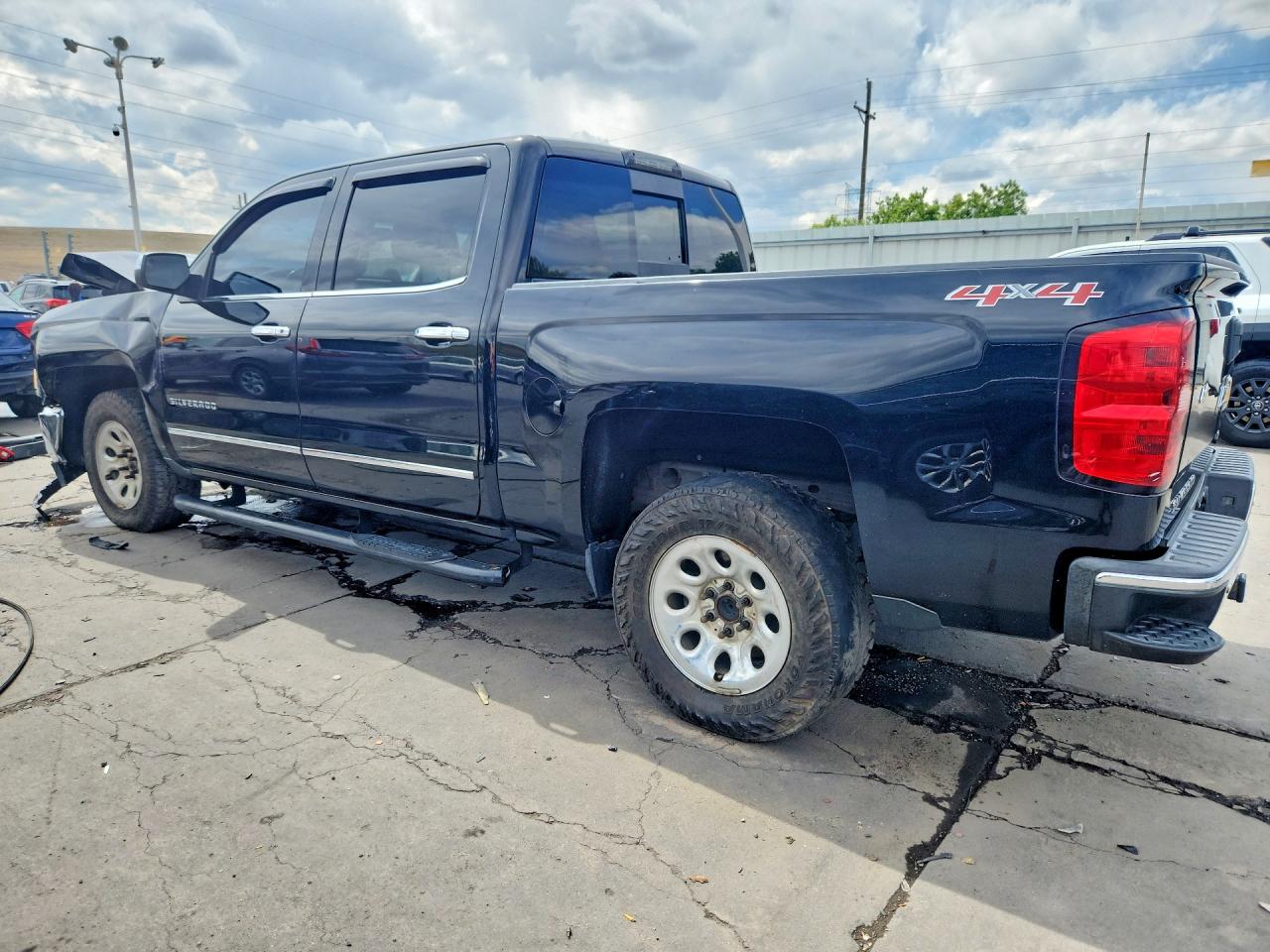 2015 Chevrolet Silverado K1500 Ltz Black vin: 3GCUKSEC5FG444196