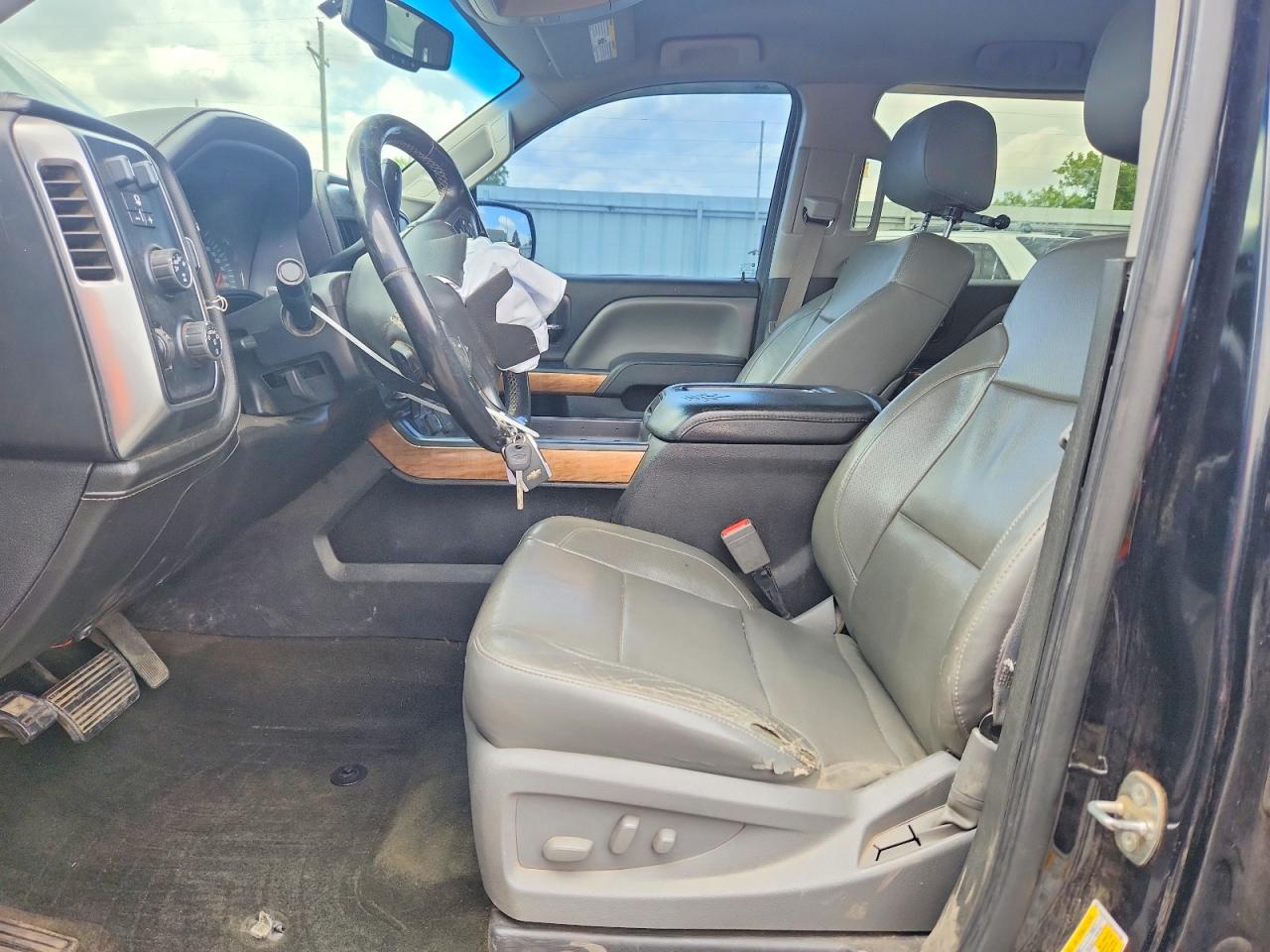 2015 Chevrolet Silverado K1500 Ltz Black vin: 3GCUKSEC5FG444196