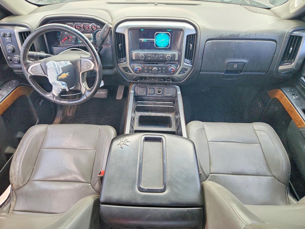 2015 Chevrolet Silverado K1500 Ltz Black vin: 3GCUKSEC5FG444196