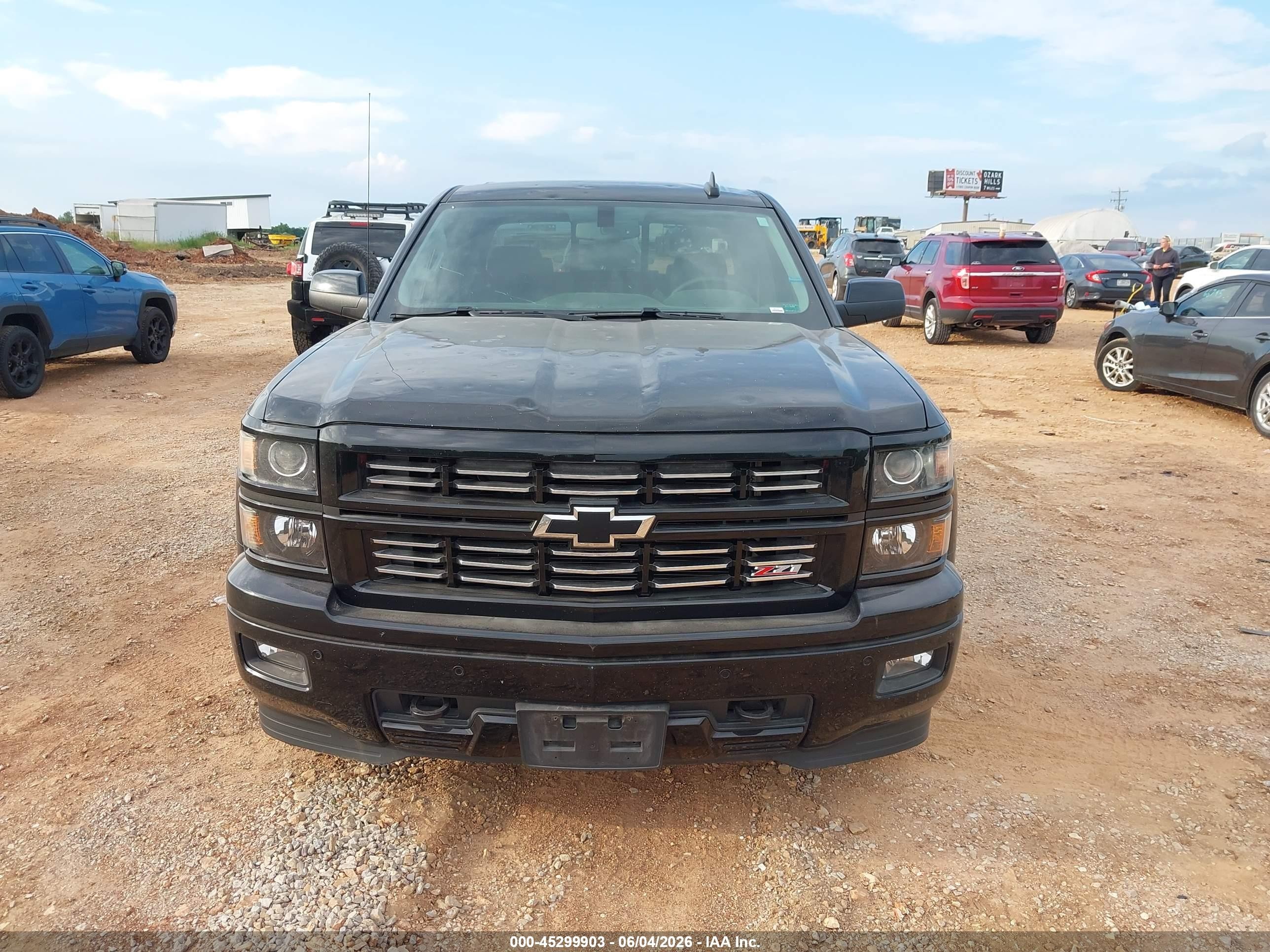 2015 Chevrolet Silverado 1500 2lz Black vin: 3GCUKSEC5FG448507