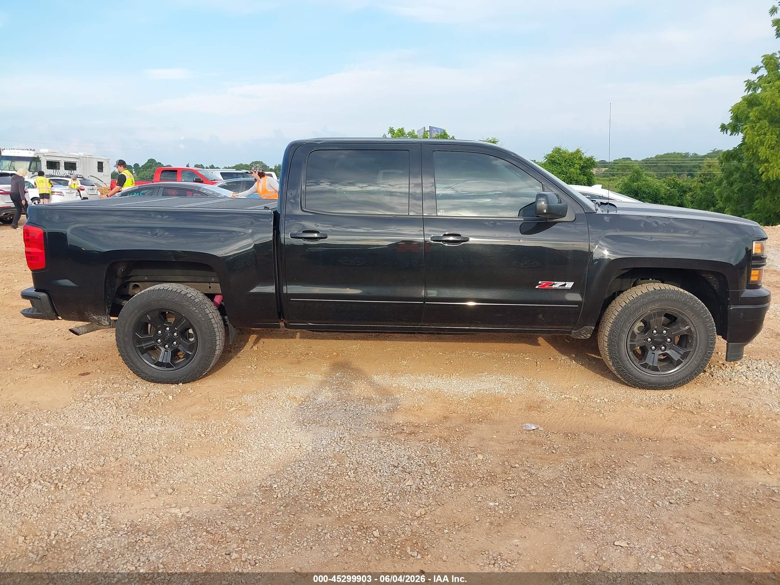 2015 Chevrolet Silverado 1500 2lz Black vin: 3GCUKSEC5FG448507