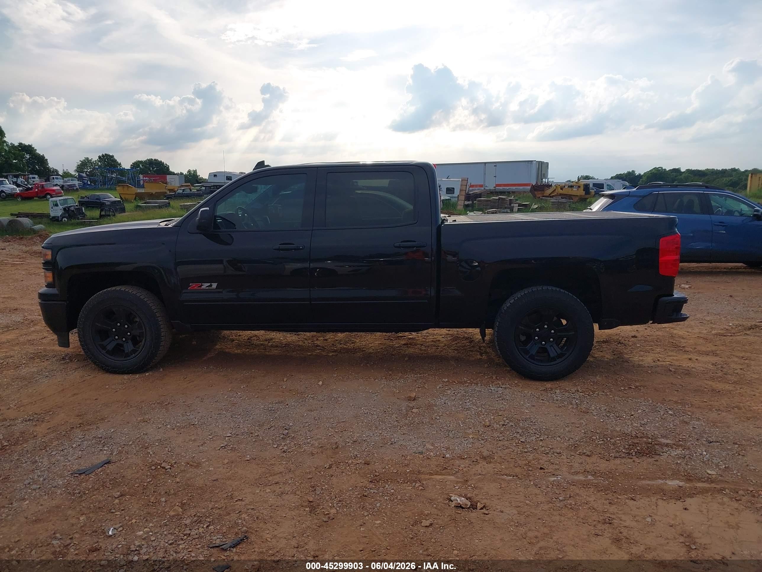 2015 Chevrolet Silverado 1500 2lz Black vin: 3GCUKSEC5FG448507