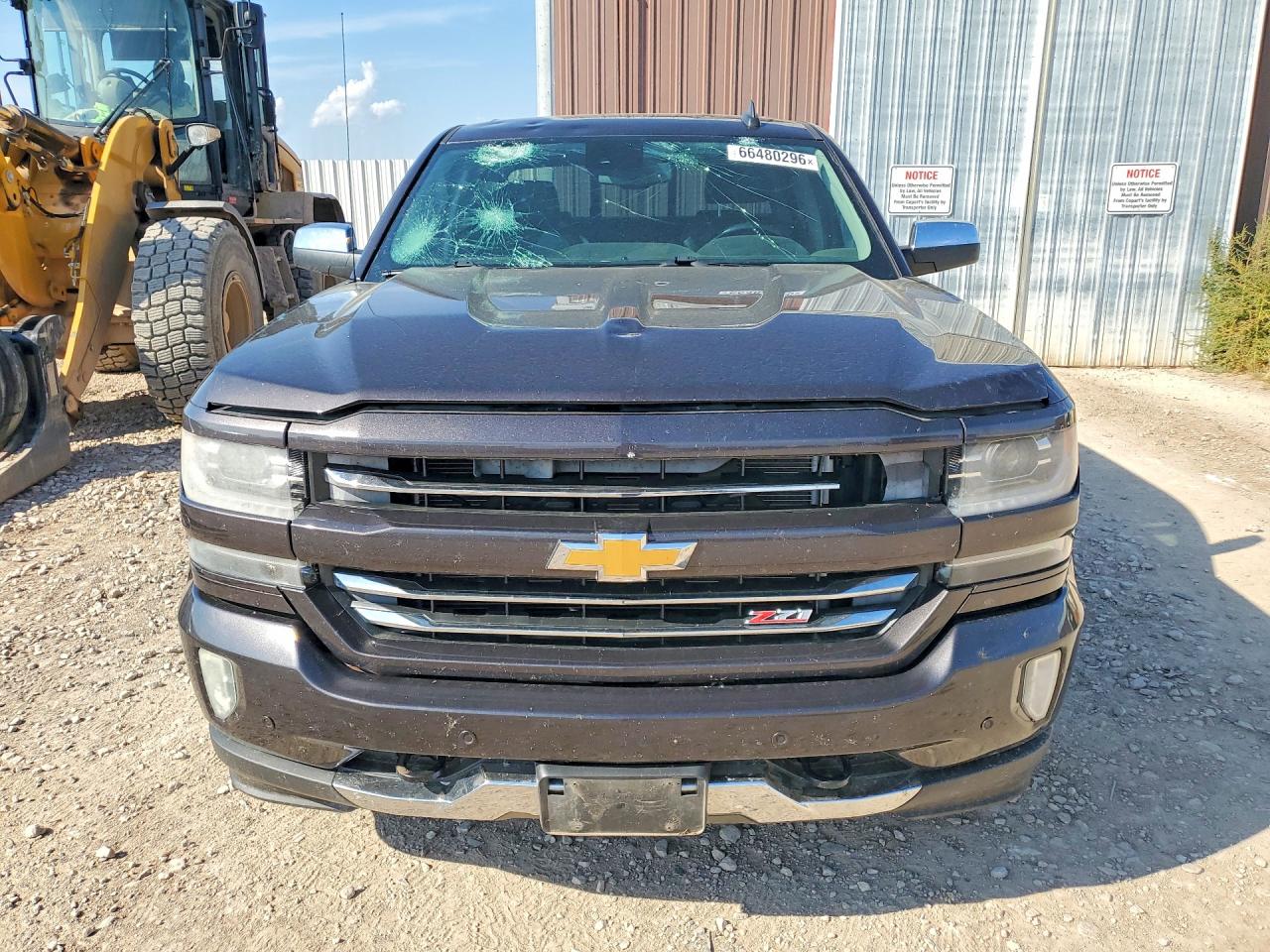 2016 Chevrolet Silverado K1500 Ltz Charcoal vin: 3GCUKSEC5GG155563
