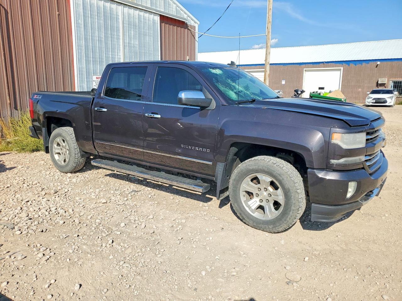2016 Chevrolet Silverado K1500 Ltz Charcoal vin: 3GCUKSEC5GG155563