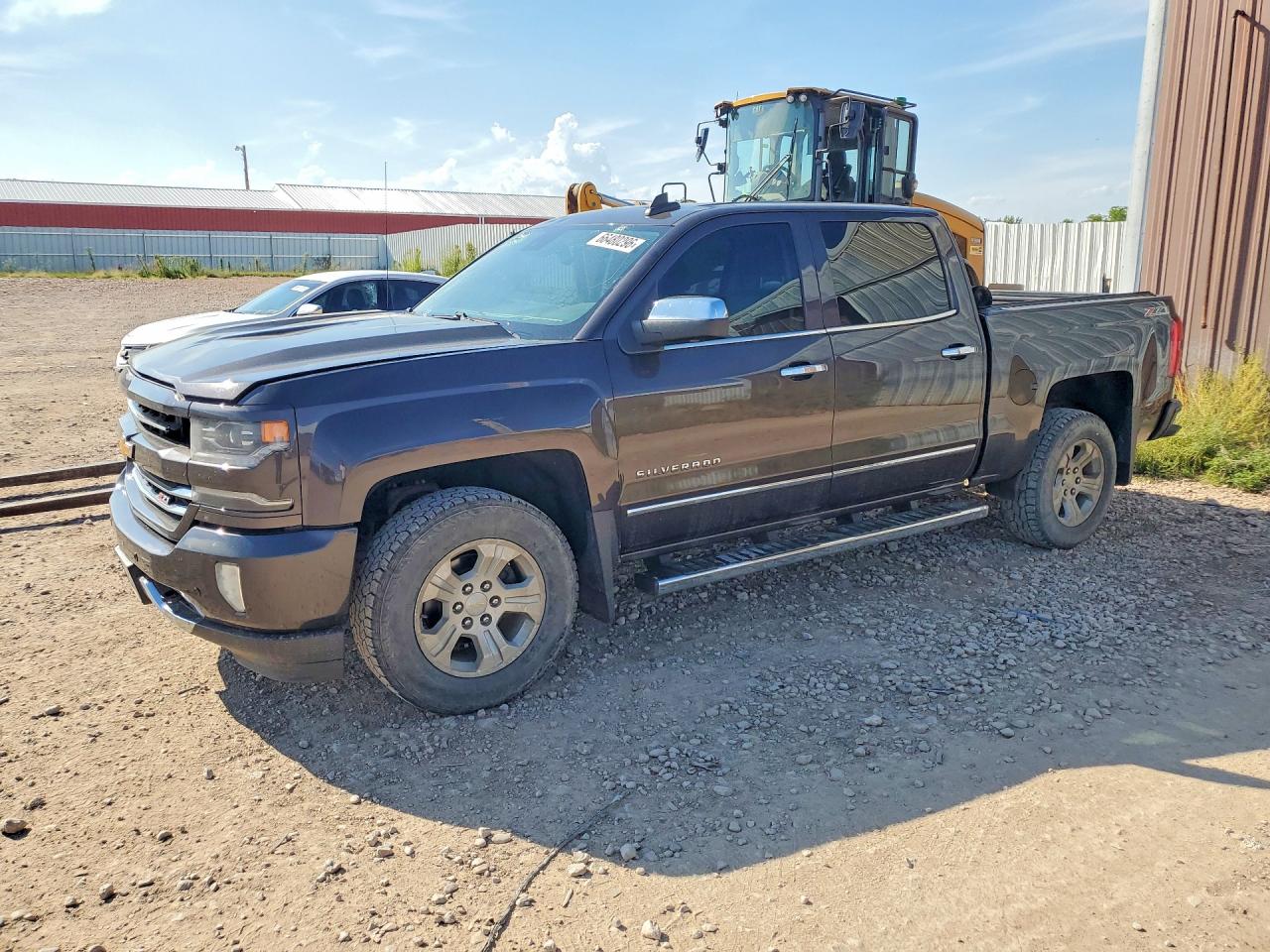 2016 Chevrolet Silverado K1500 Ltz Charcoal vin: 3GCUKSEC5GG155563
