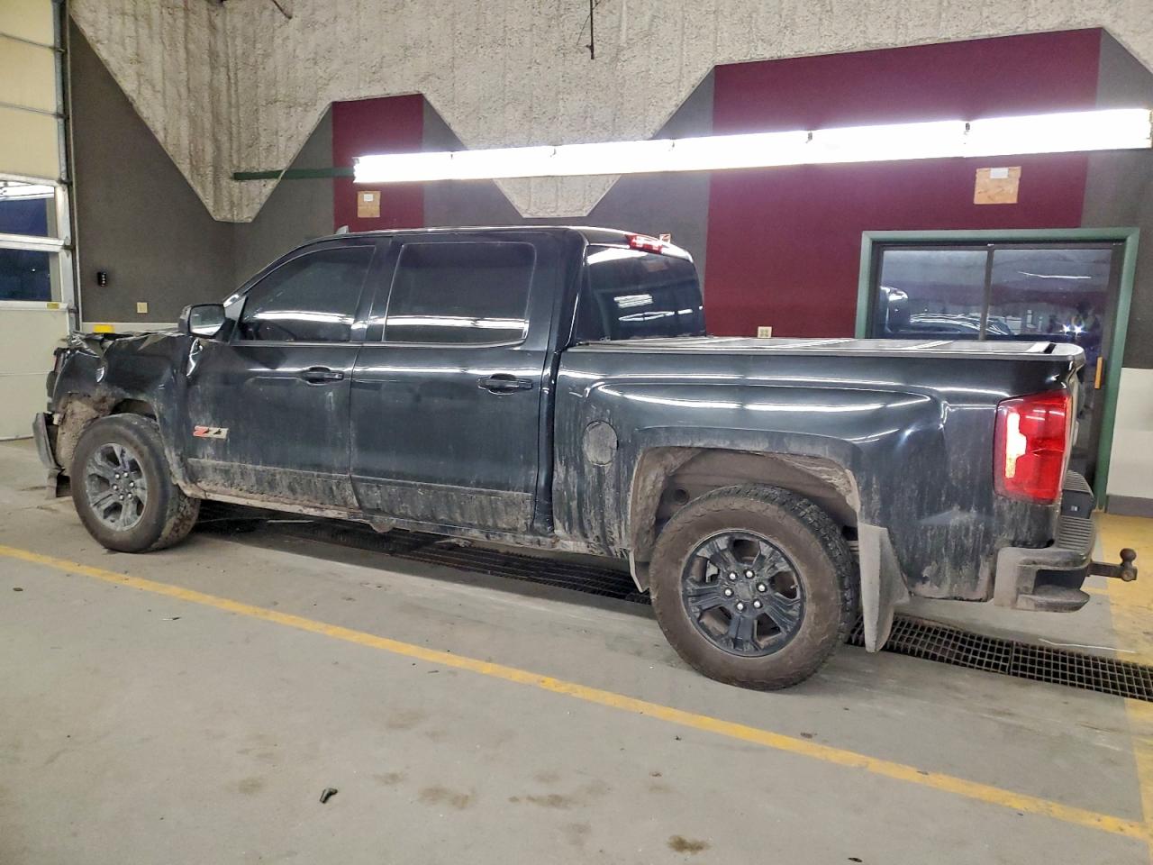 2017 Chevrolet Silverado K1500 Ltz Black vin: 3GCUKSEC5HG469392