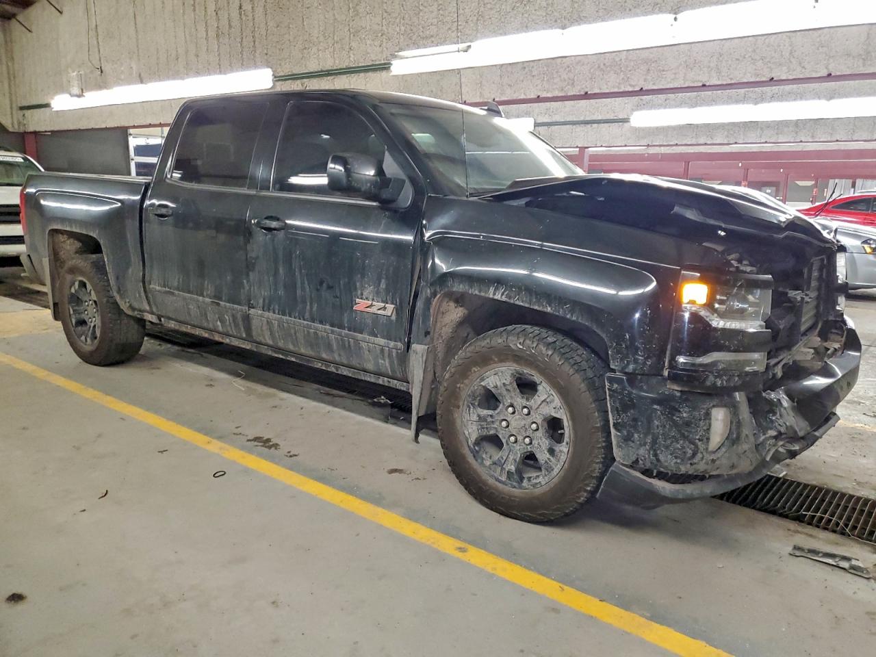 2017 Chevrolet Silverado K1500 Ltz Black vin: 3GCUKSEC5HG469392