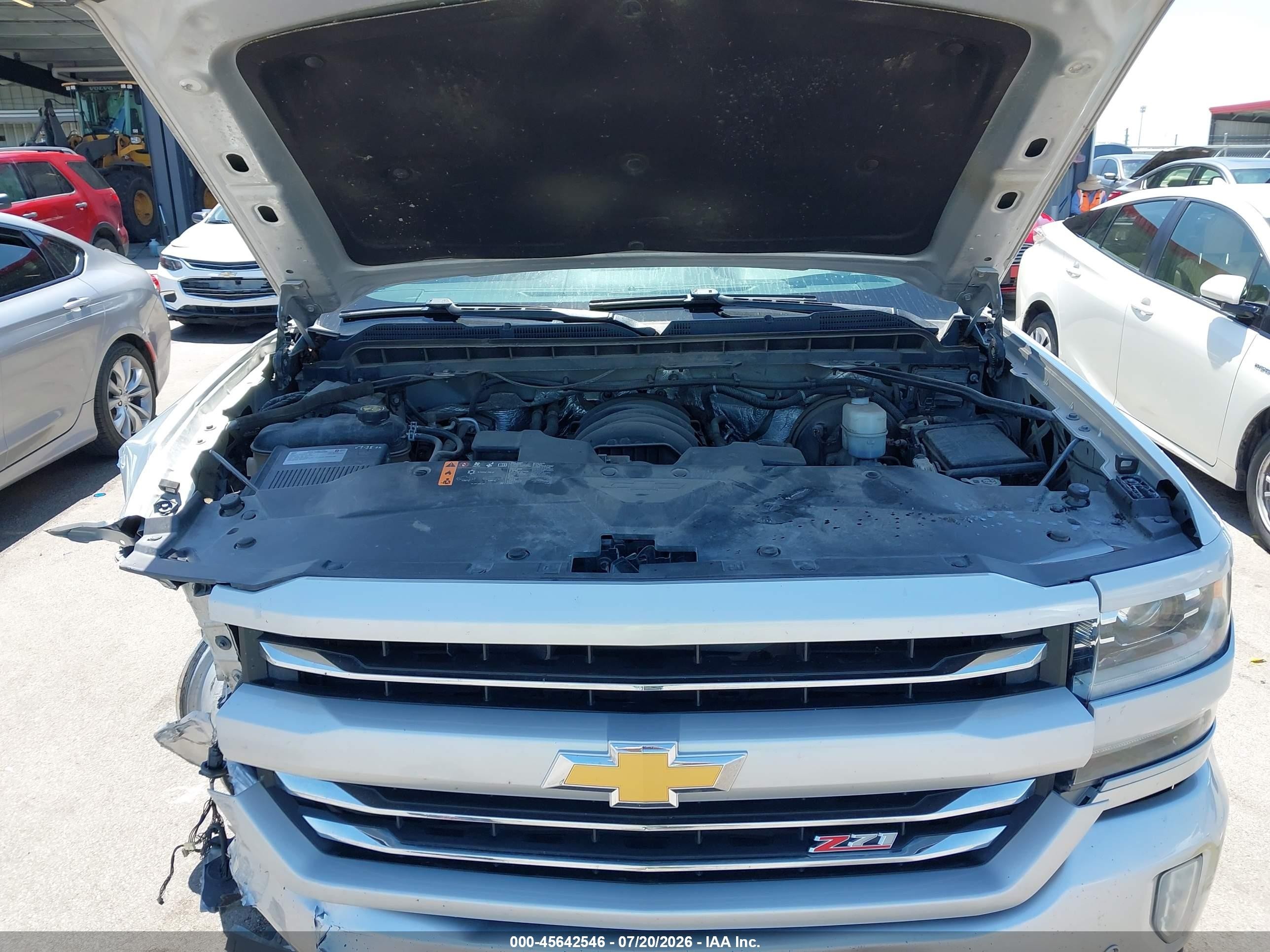 2018 Chevrolet Silverado 1500 2lz Серебряный vin: 3GCUKSEC5JG335410
